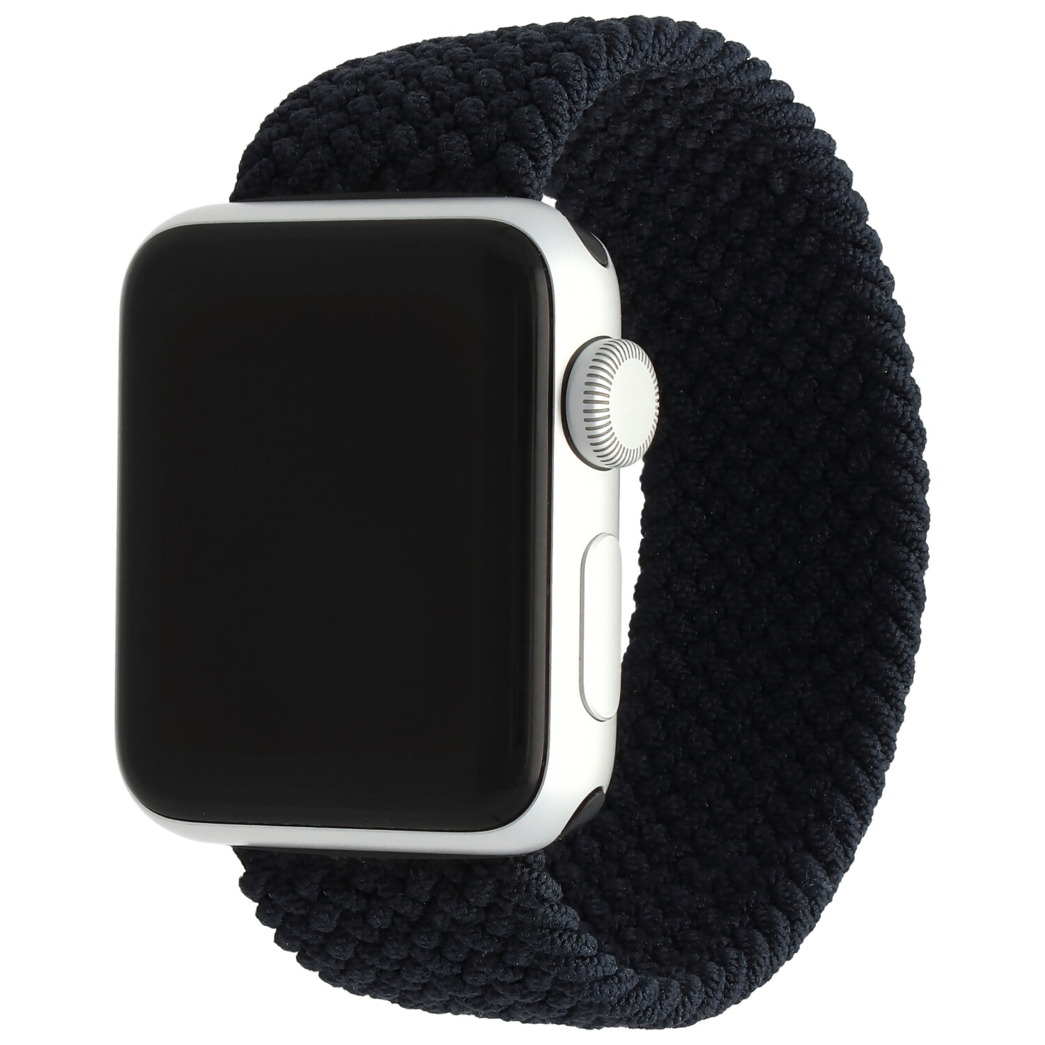 Apple Watch Nylon Braided Solo Loop Strap - Charcoal