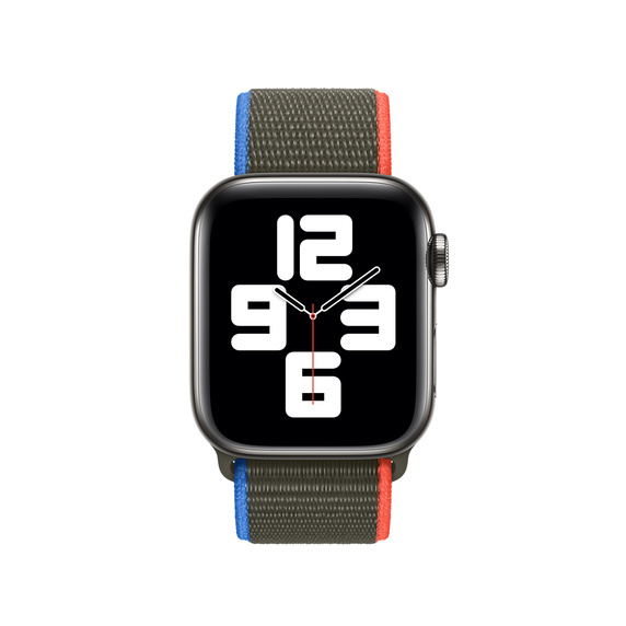 Apple Watch Nylon Sport Loop Strap - Olive Mix