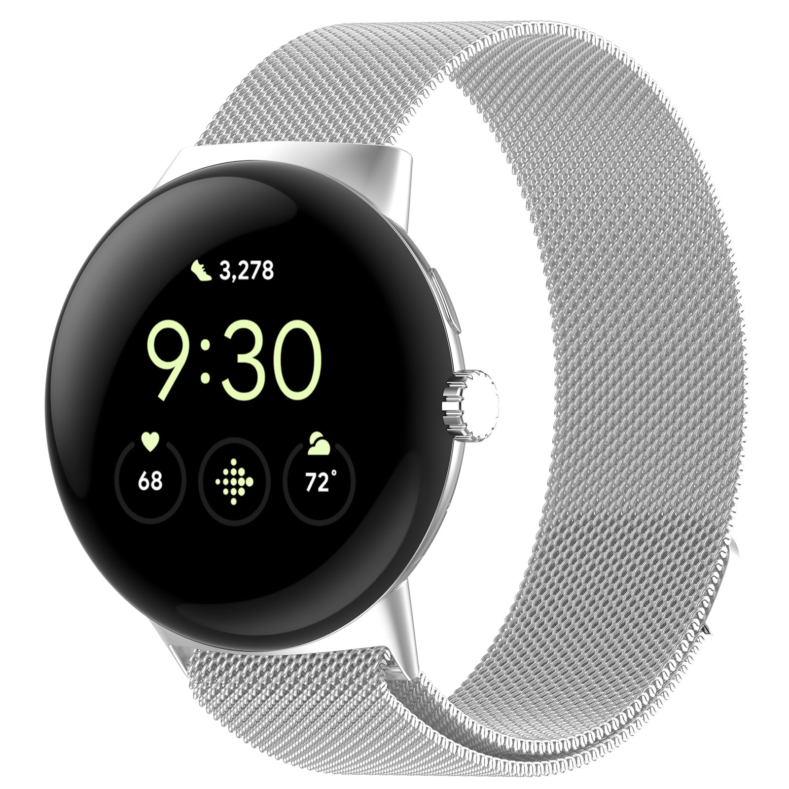 Google Pixel Watch Milanese Strap - Silver