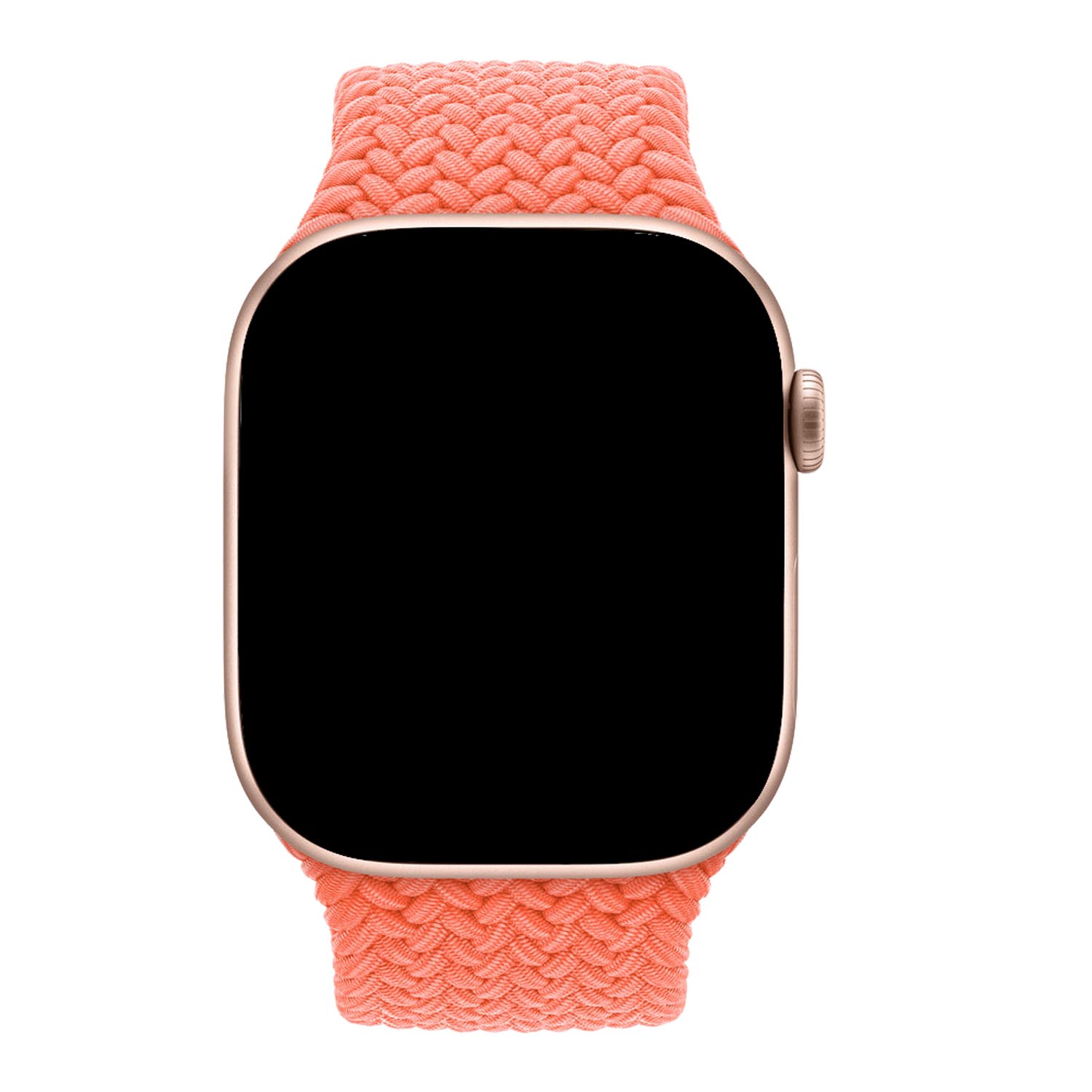 Apple Watch band Onyx - braided - solo - nylon - tangerine