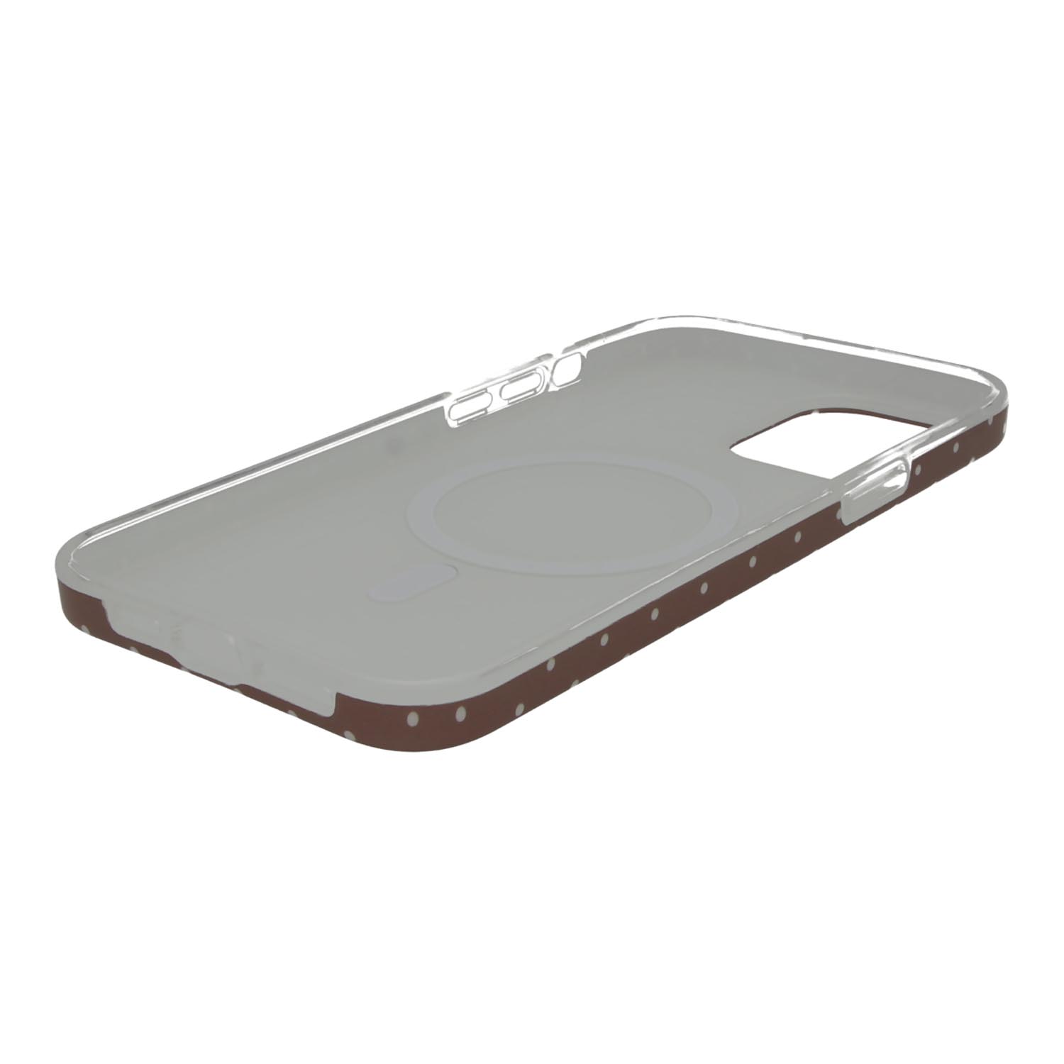 iPhone 16 case Dots - brown