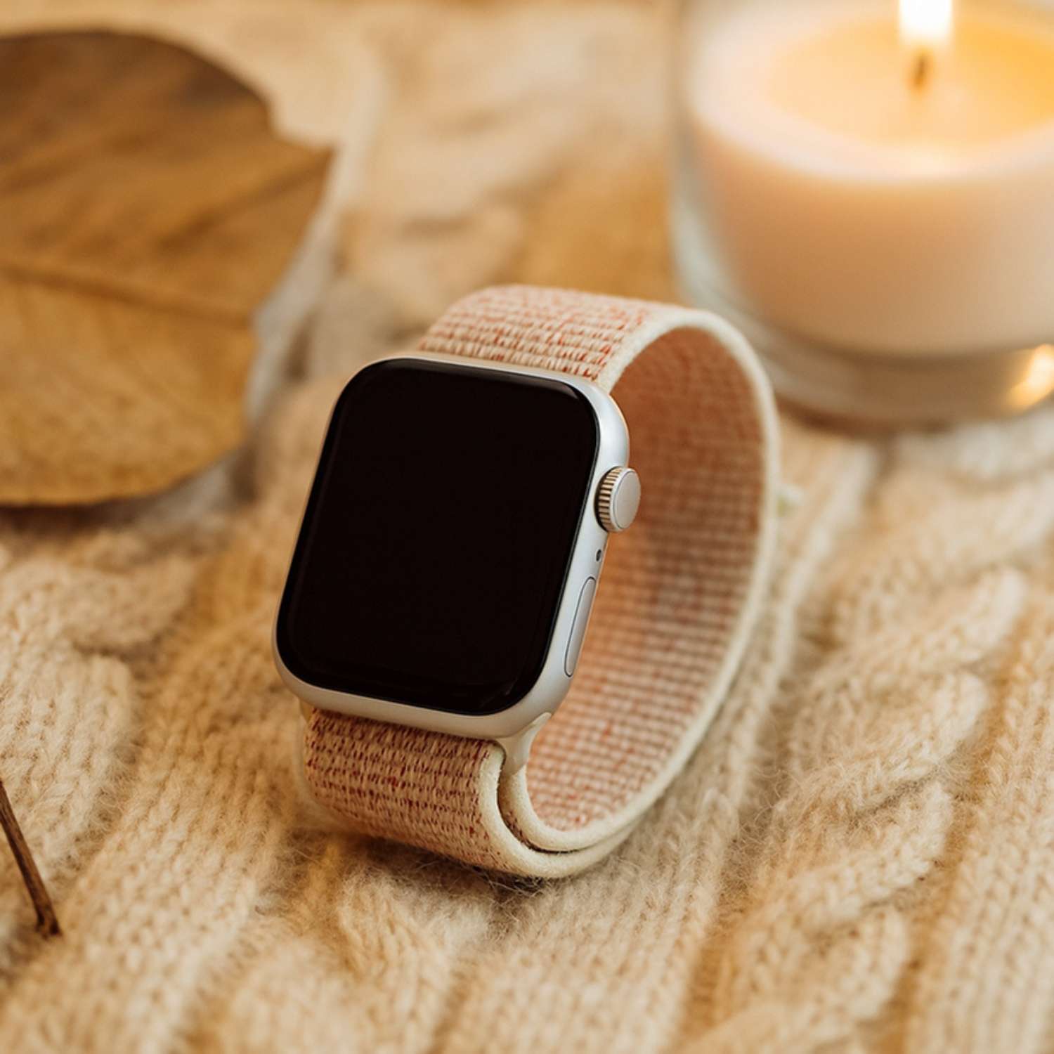 Apple Watch Nylon Sport Loop Strap - Starlight Colourful