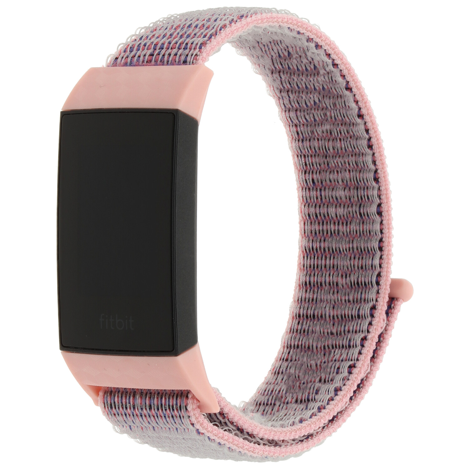 Fitbit Charge 3 &Amp; 4 Nylon Strap - Pink Sand