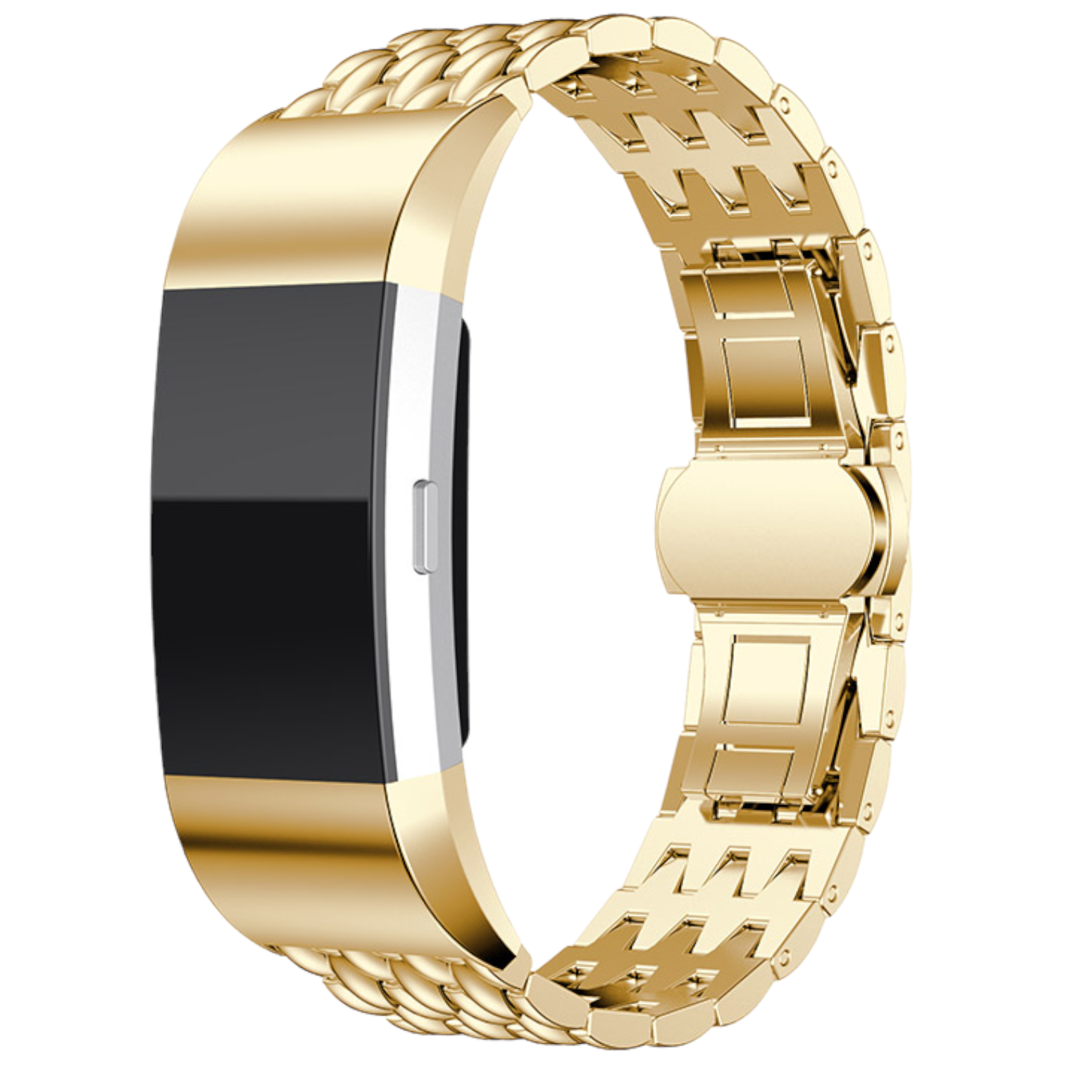 Fitbit Charge 2 Dragon Steel Link Strap - Gold