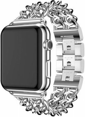 Apple Watch Steel Cowboy Link Strap - Silver