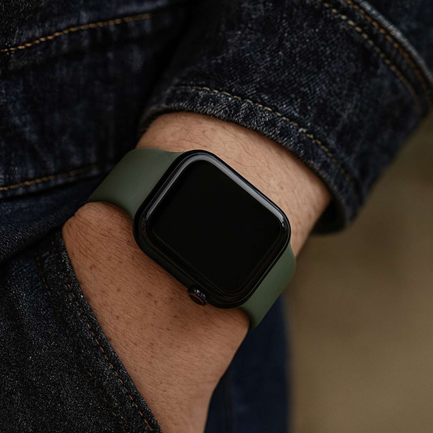 Apple Watch Sport Strap - Olive Green