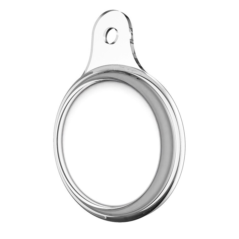 Airtag Silicone Key Ring - Transparent
