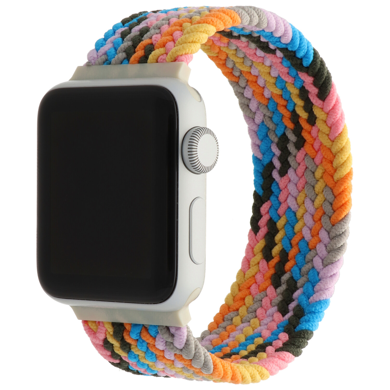 Apple Watch Nylon Braided Solo Loop Strap - Purple Pulse