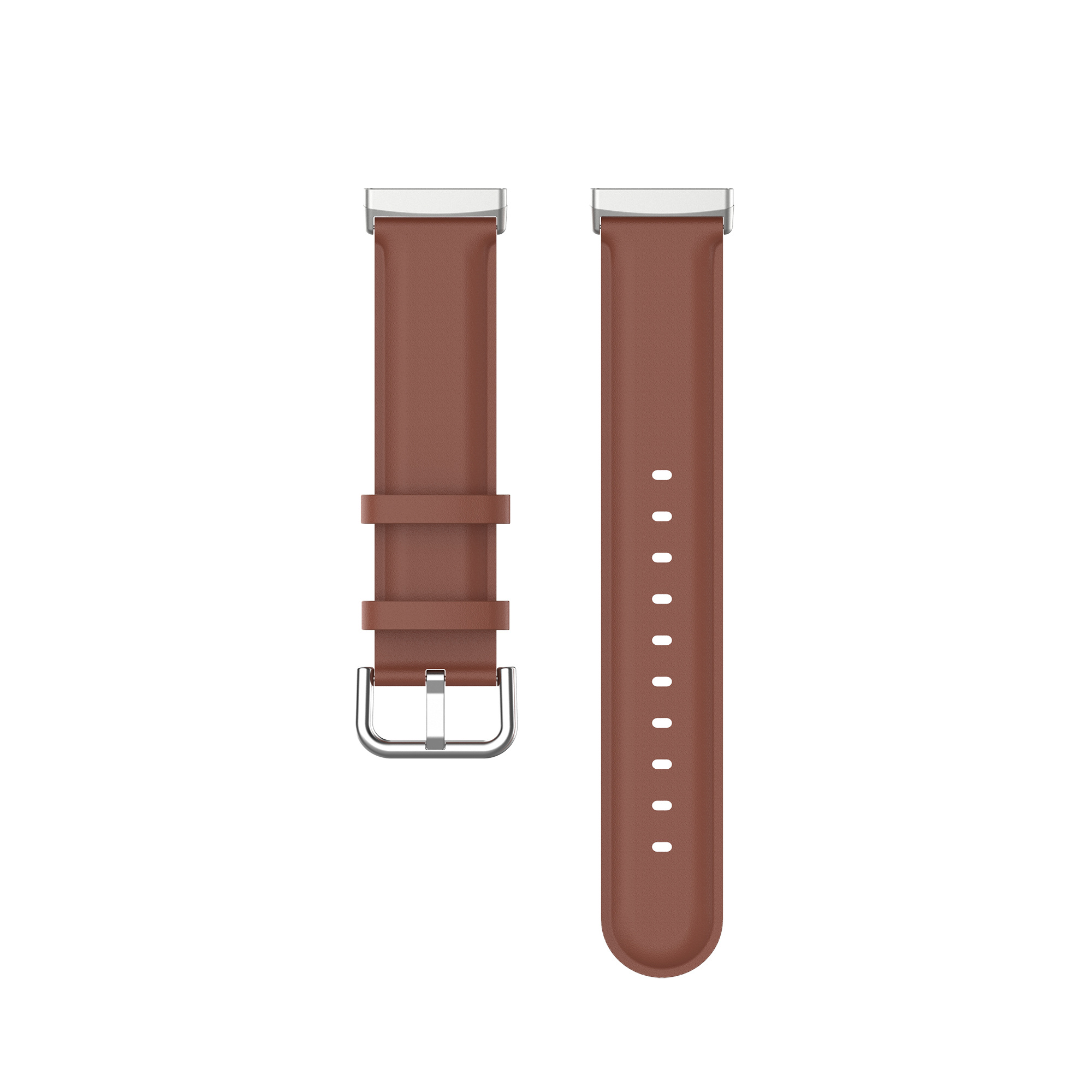 Fitbit Versa 3 / Sense Leather Strap - Brown