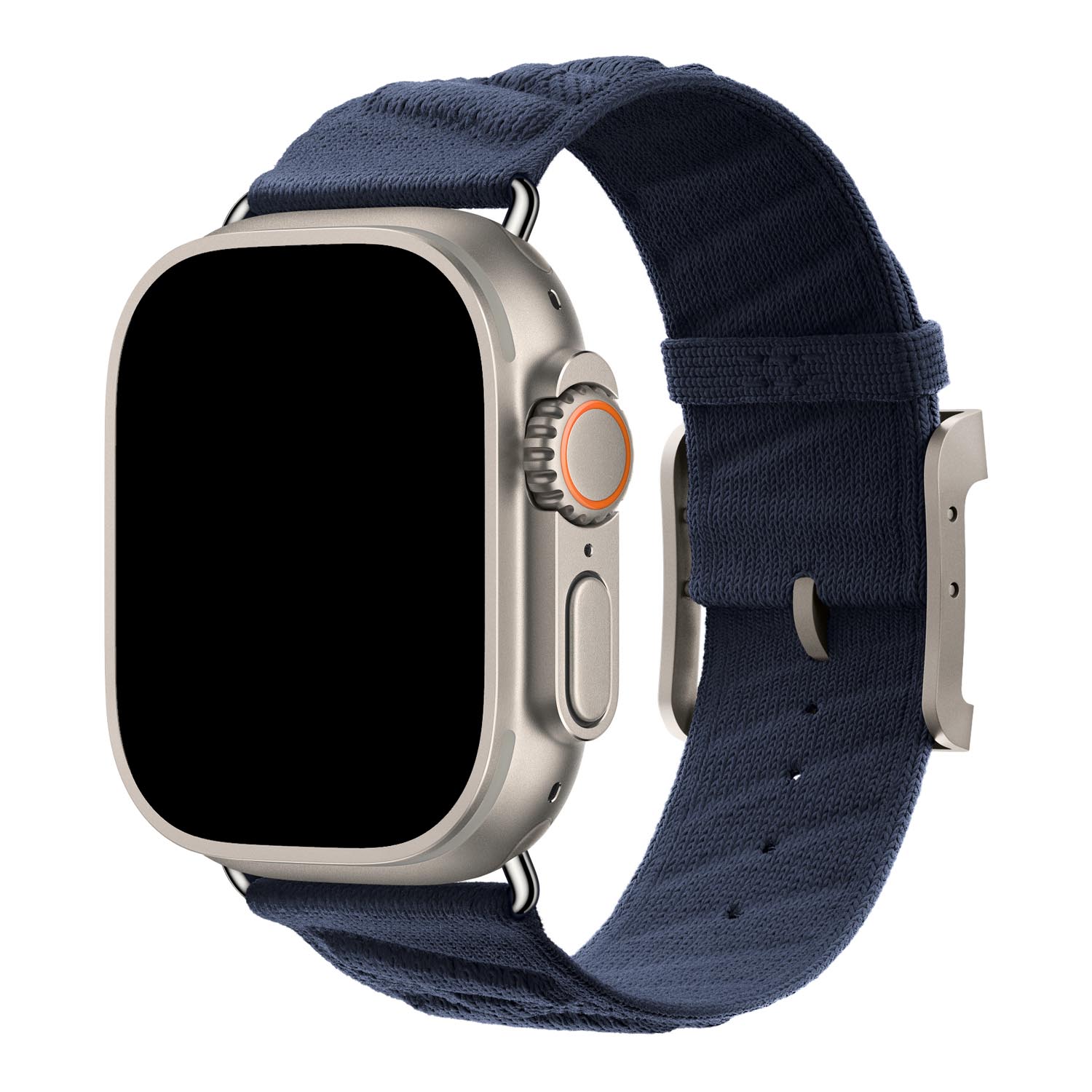 Apple Watch strap Averro - nylon - midnight blue