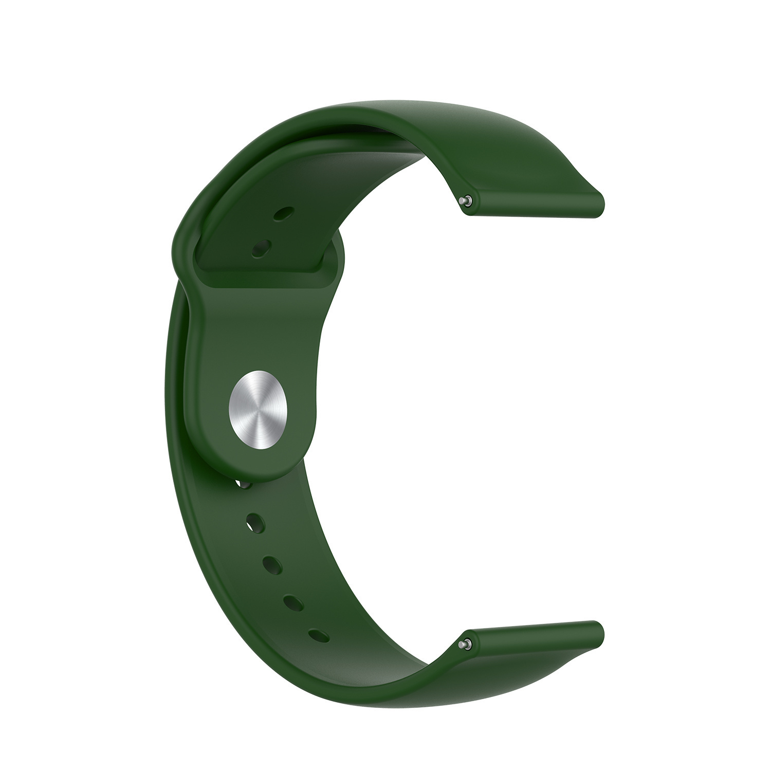 Polar Ignite Silicone Sport Strap - Army Green