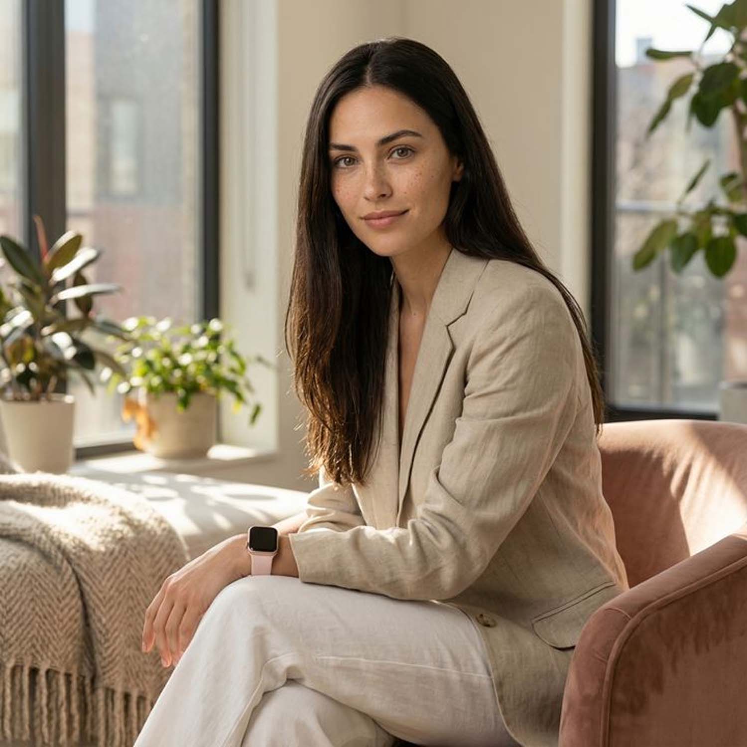 Apple Watch Sport Strap - Light Pink