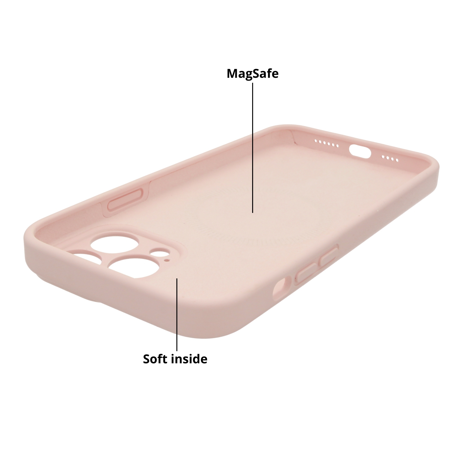 iPhone 16 Plus case Coloree - silicone - pink