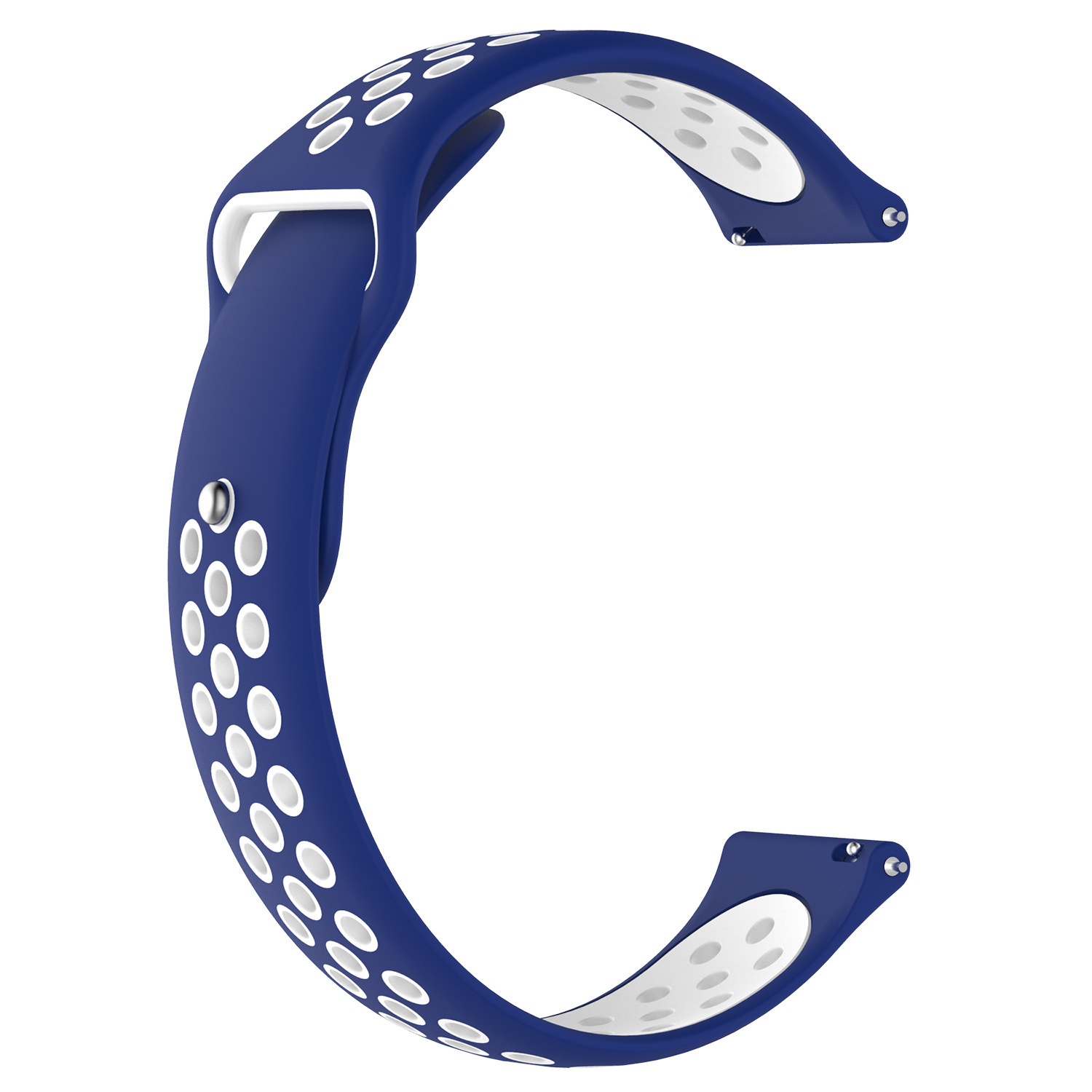 Polar Ignite Double Sport Strap - Blue And White