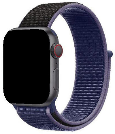 Apple Watch Nylon Sport Loop Strap - Midnight Blue Mix