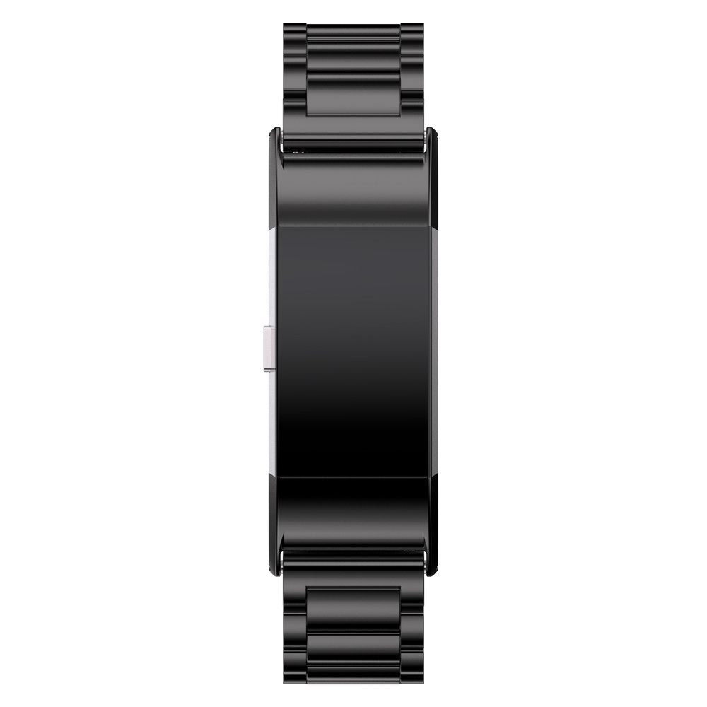 Fitbit Charge 2 Beaded Steel Link Strap - Black