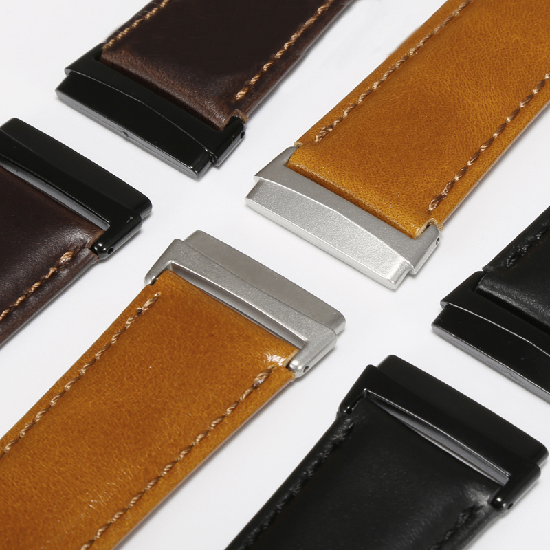 Fitbit Versa 3 / Sense Genuine Leather Strap - Light Brown