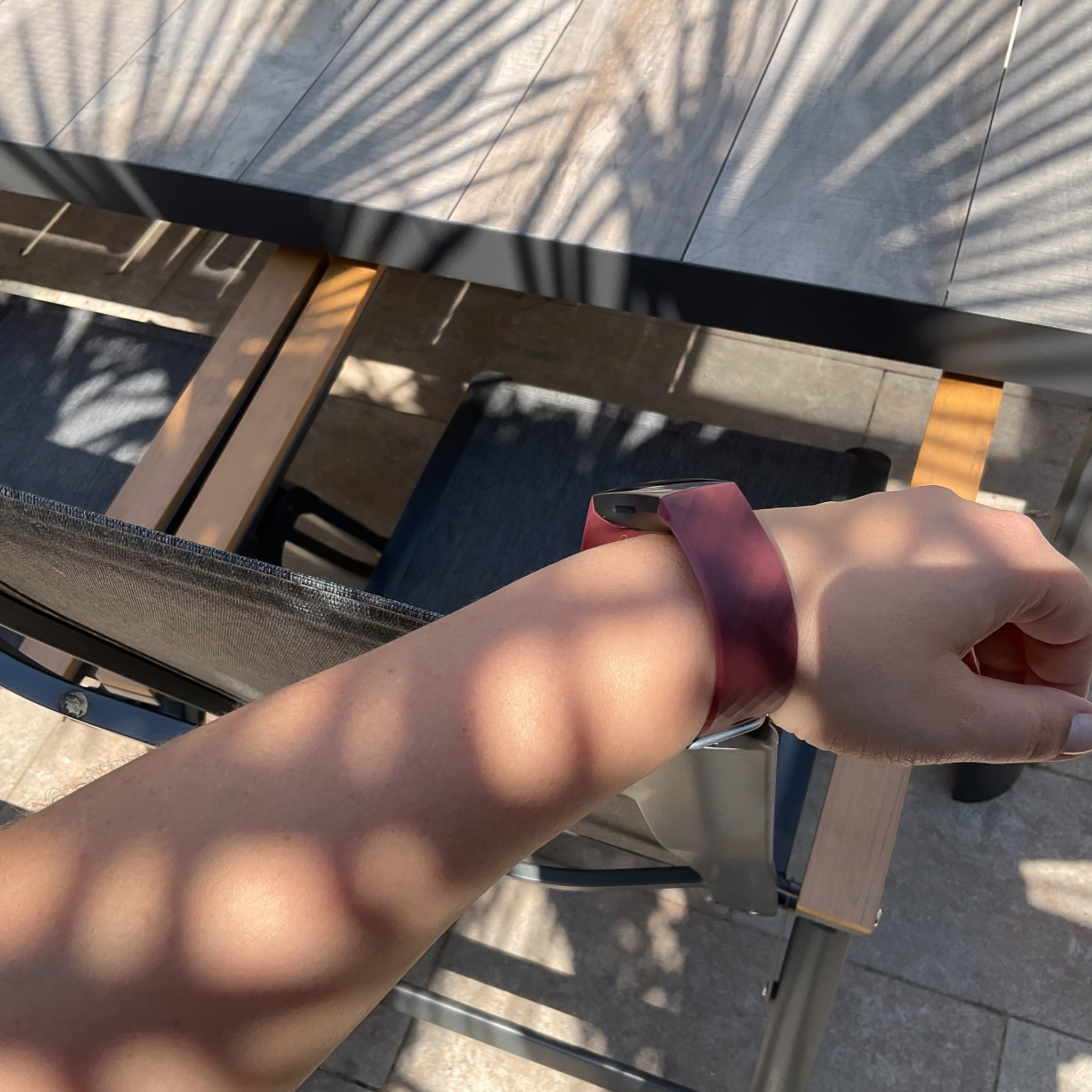 Fitbit Charge 3 &Amp; 4 Sport Waffle Strap - Wine Red Fitbit Charge 3 &Amp; 4 Sport Waffle Strap - Wine Red