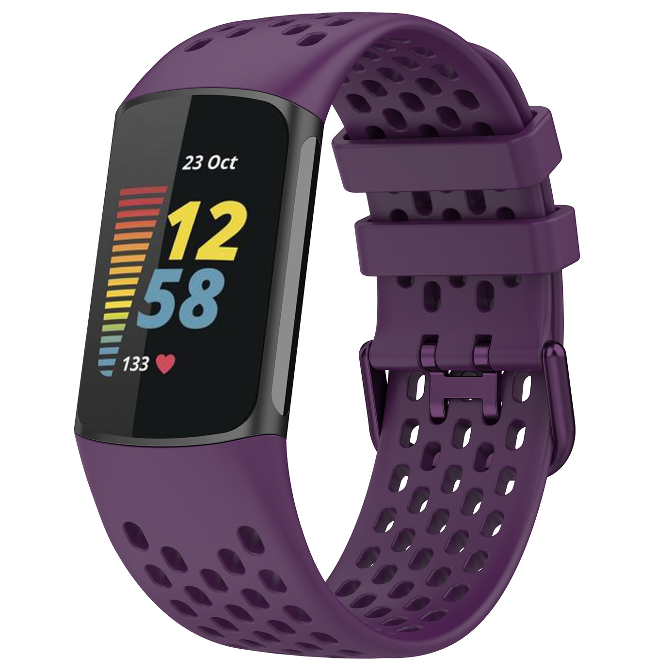 Fitbit Charge 5 Sport Point Strap - Dark Purple