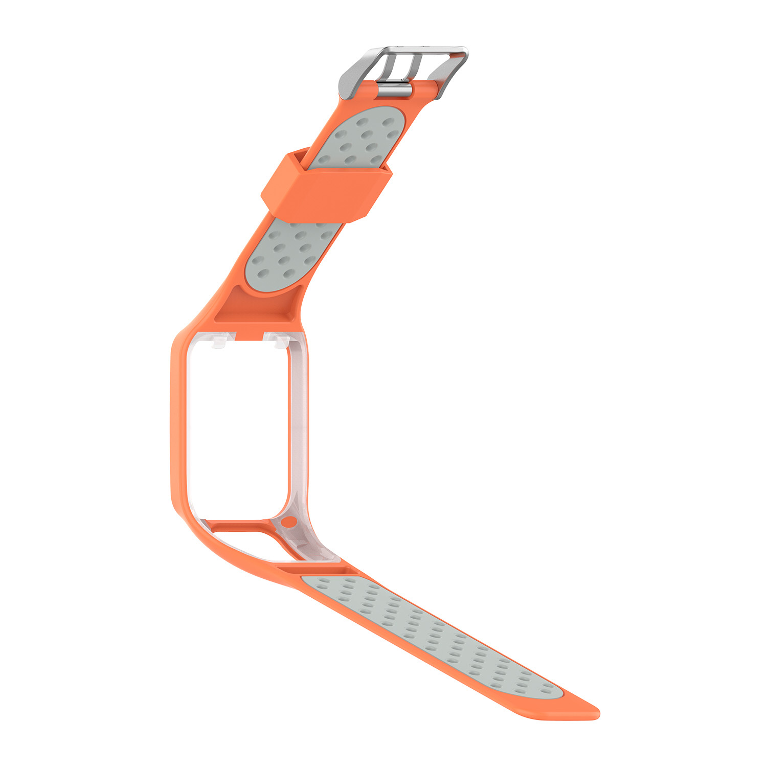 Tomtom Runner / Spark / Adventure Double Sport Strap - Orange Grey