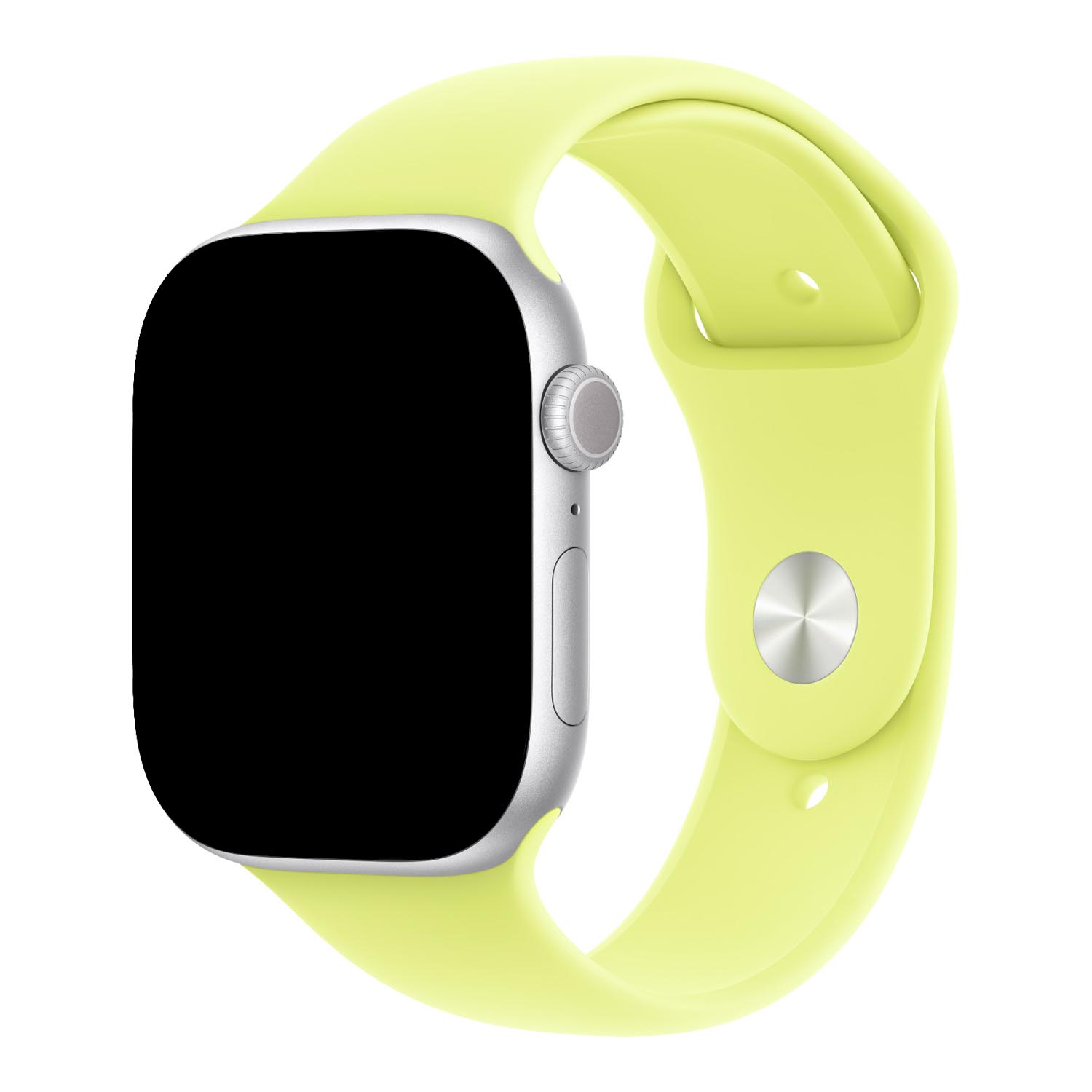 Apple Watch strap - silicone - neon yellow