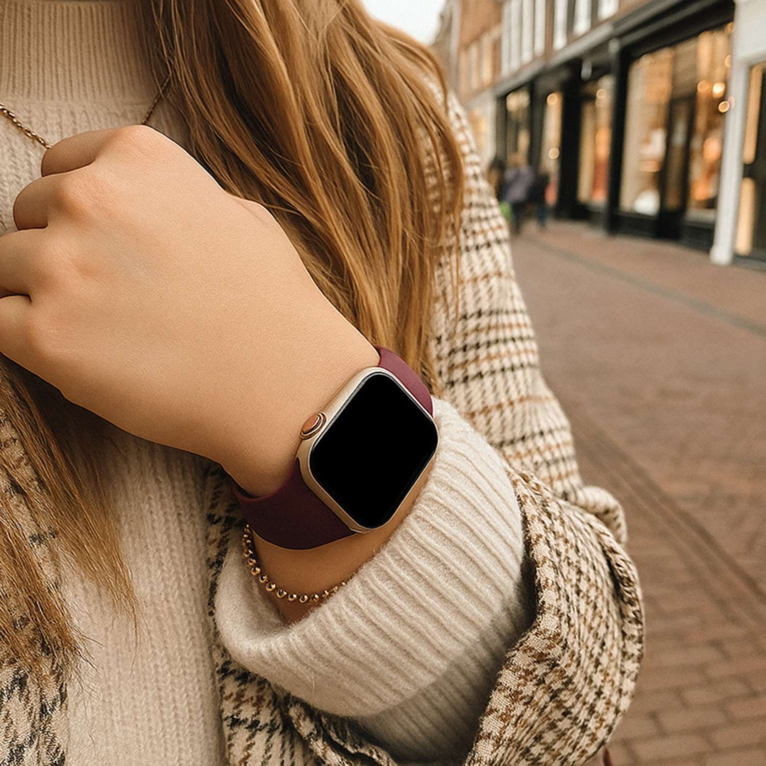 Apple Watch Sport Strap - Mulberry