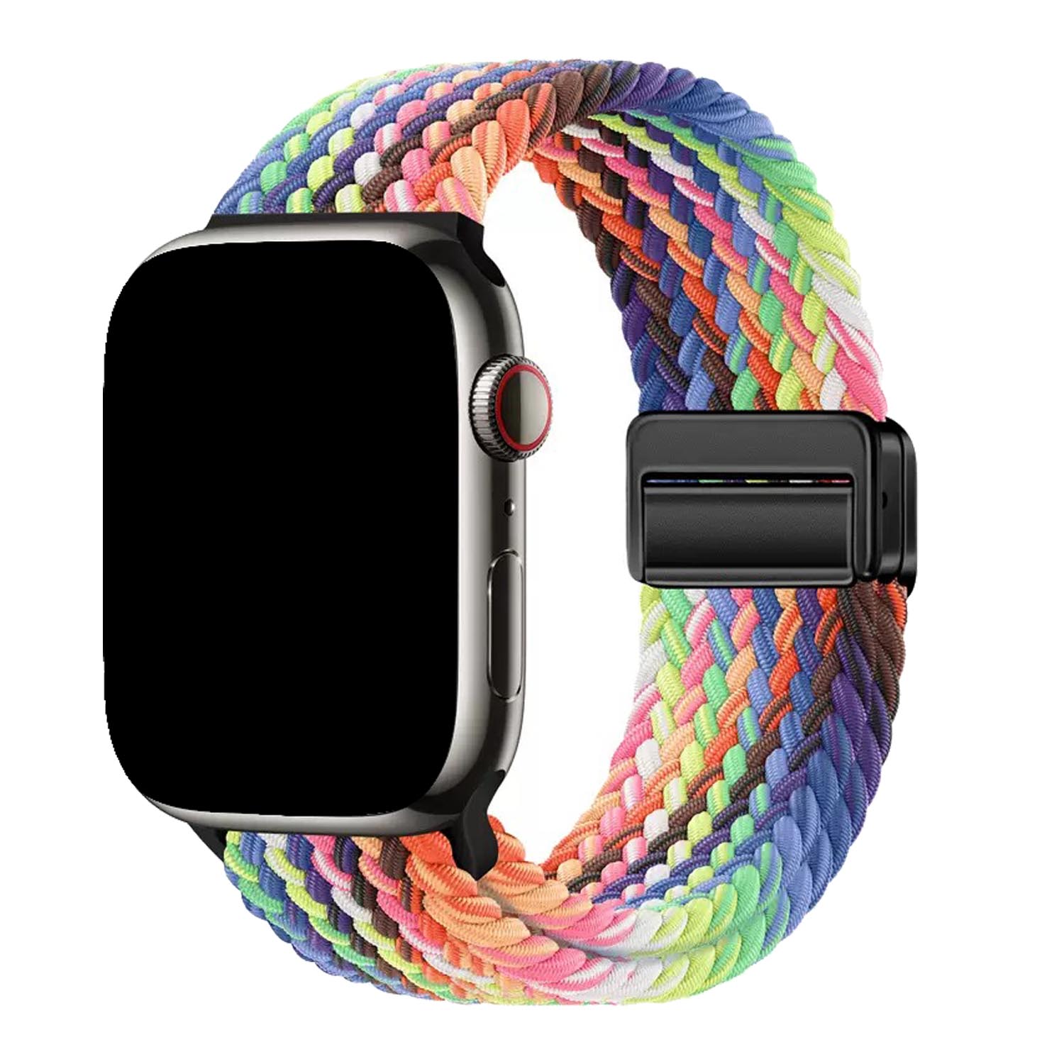Apple Watch strap Zyra - nylon - rainbow