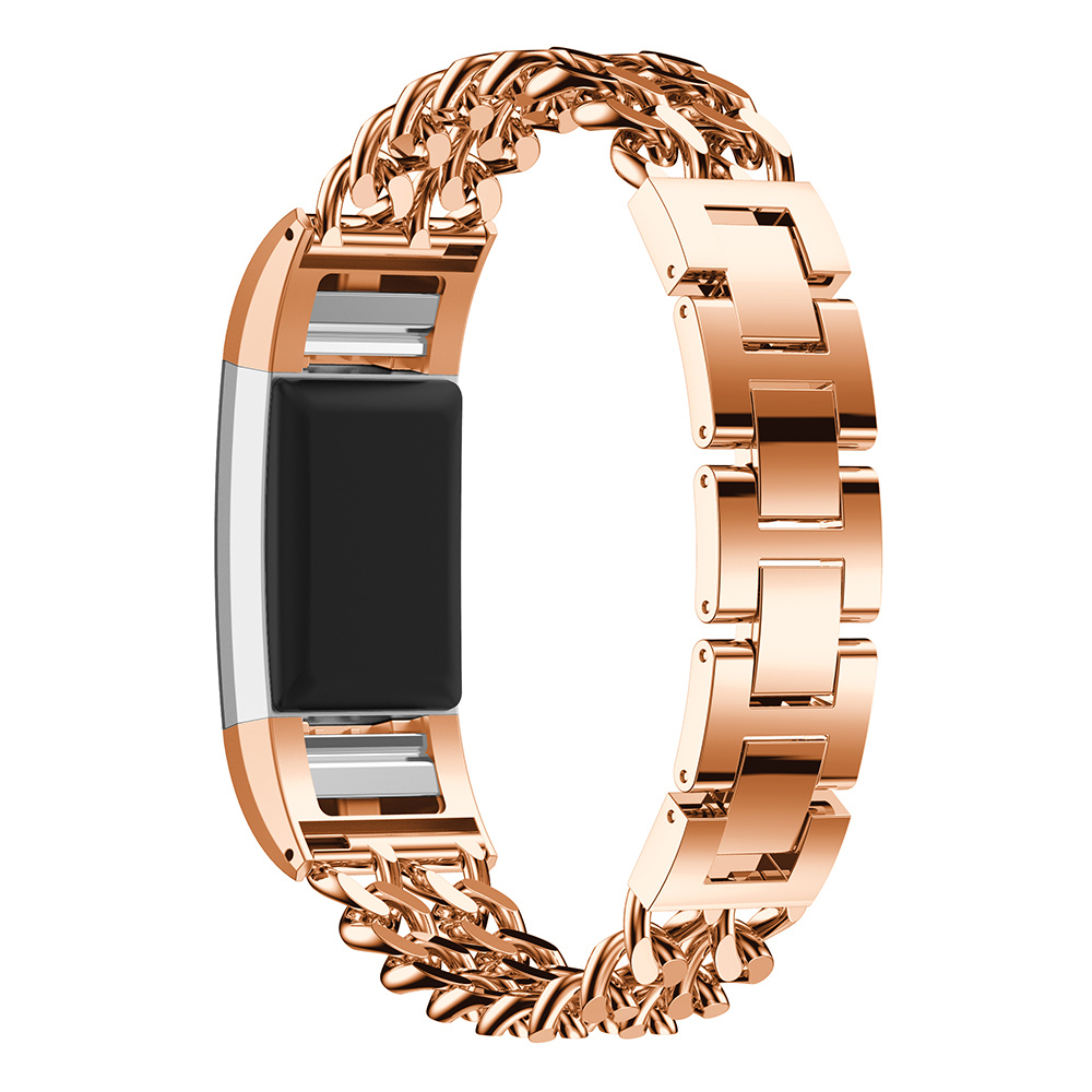 Fitbit Charge 2 Cowboy Steel Link Strap - Rose Gold
