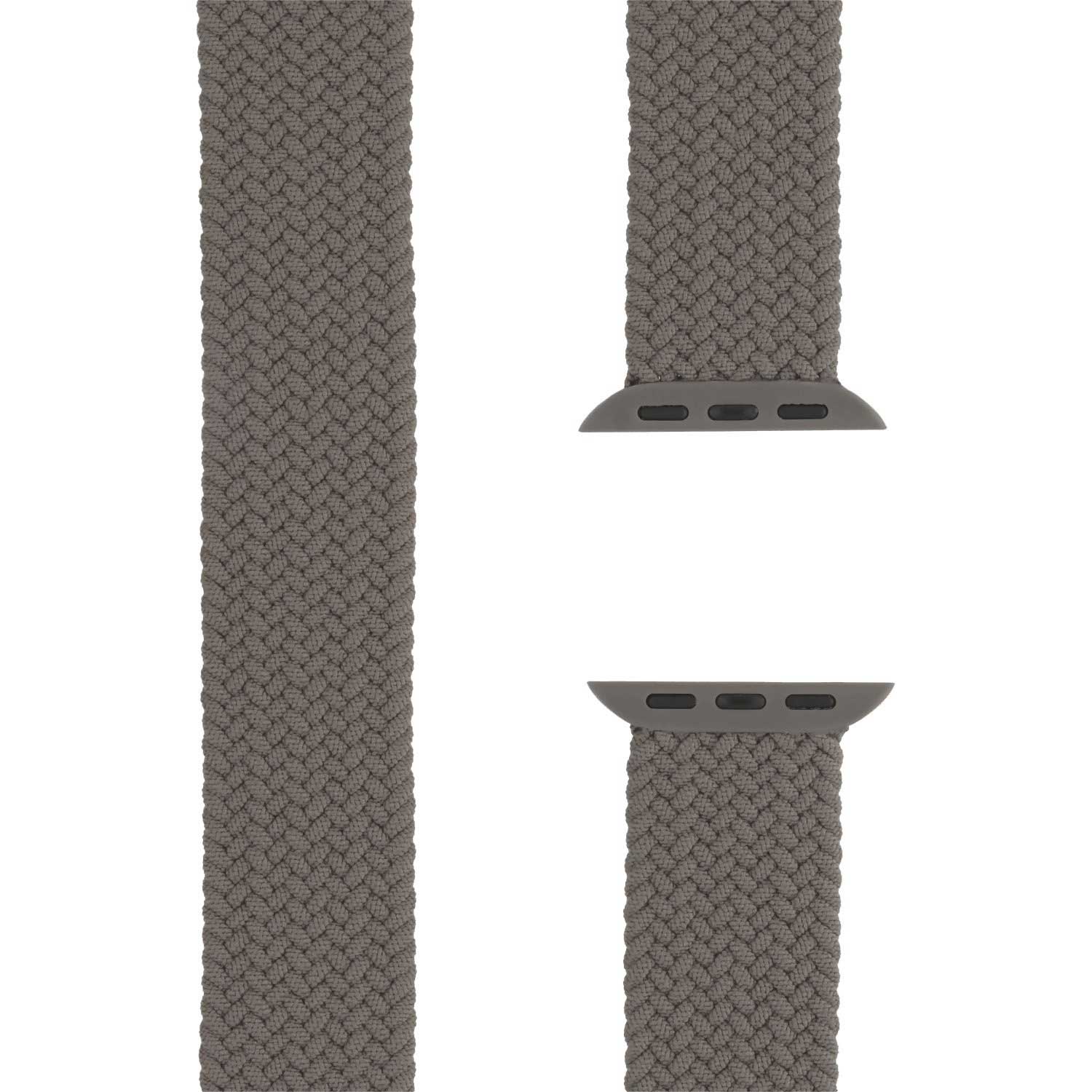 Apple Watch Nylon Braided Solo Loop Strap - Clay