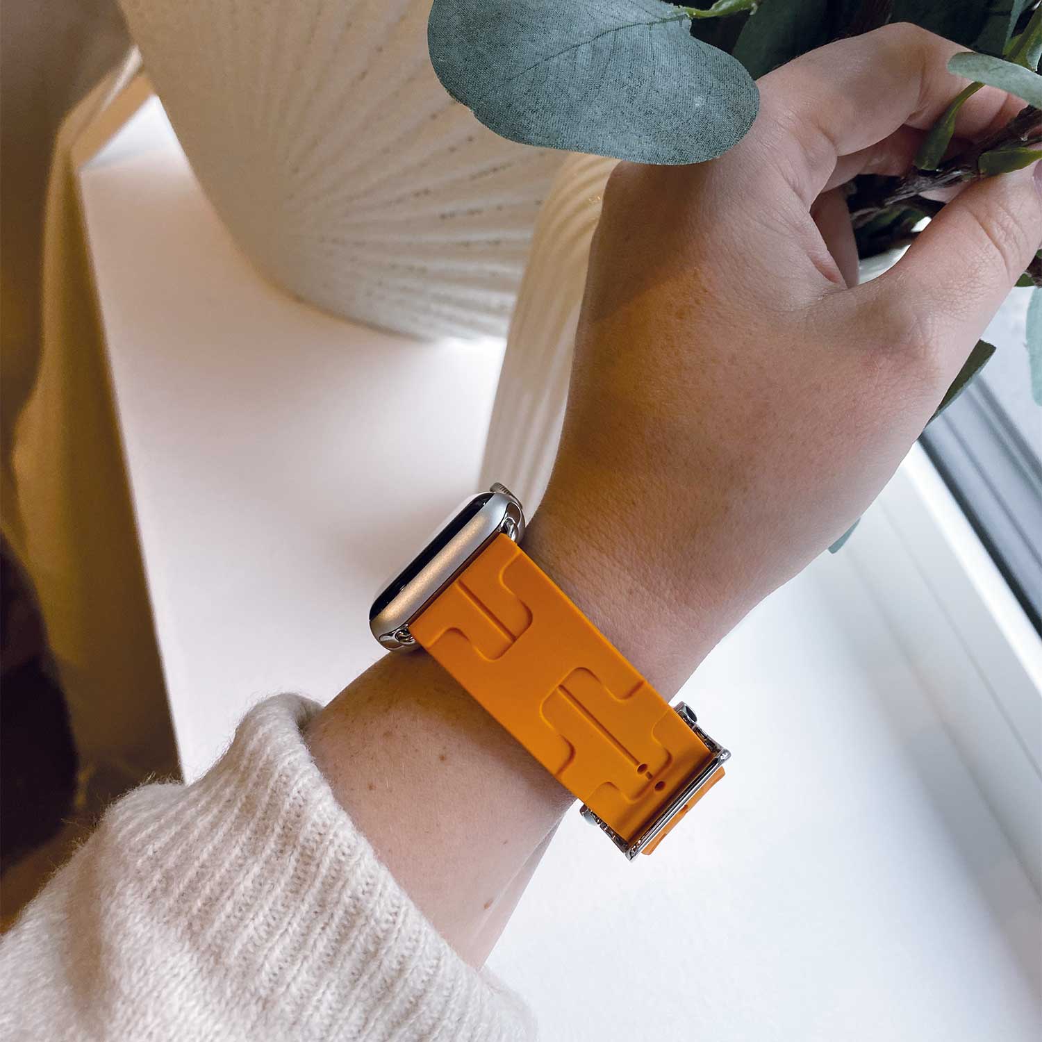 Apple Watch Sport HermèS Kilim Single Tour - Orange