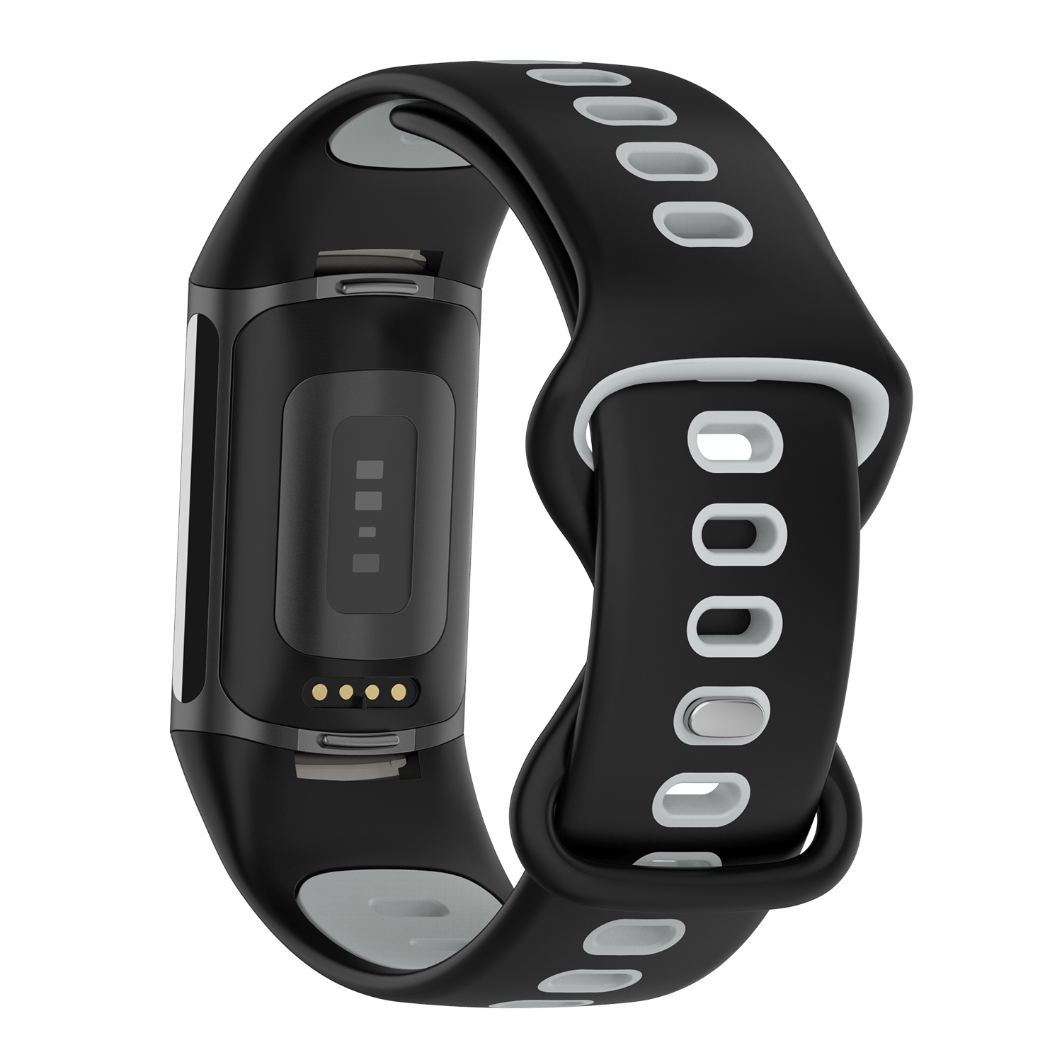 Fitbit Charge 5 Double Sport Strap - Black Grey