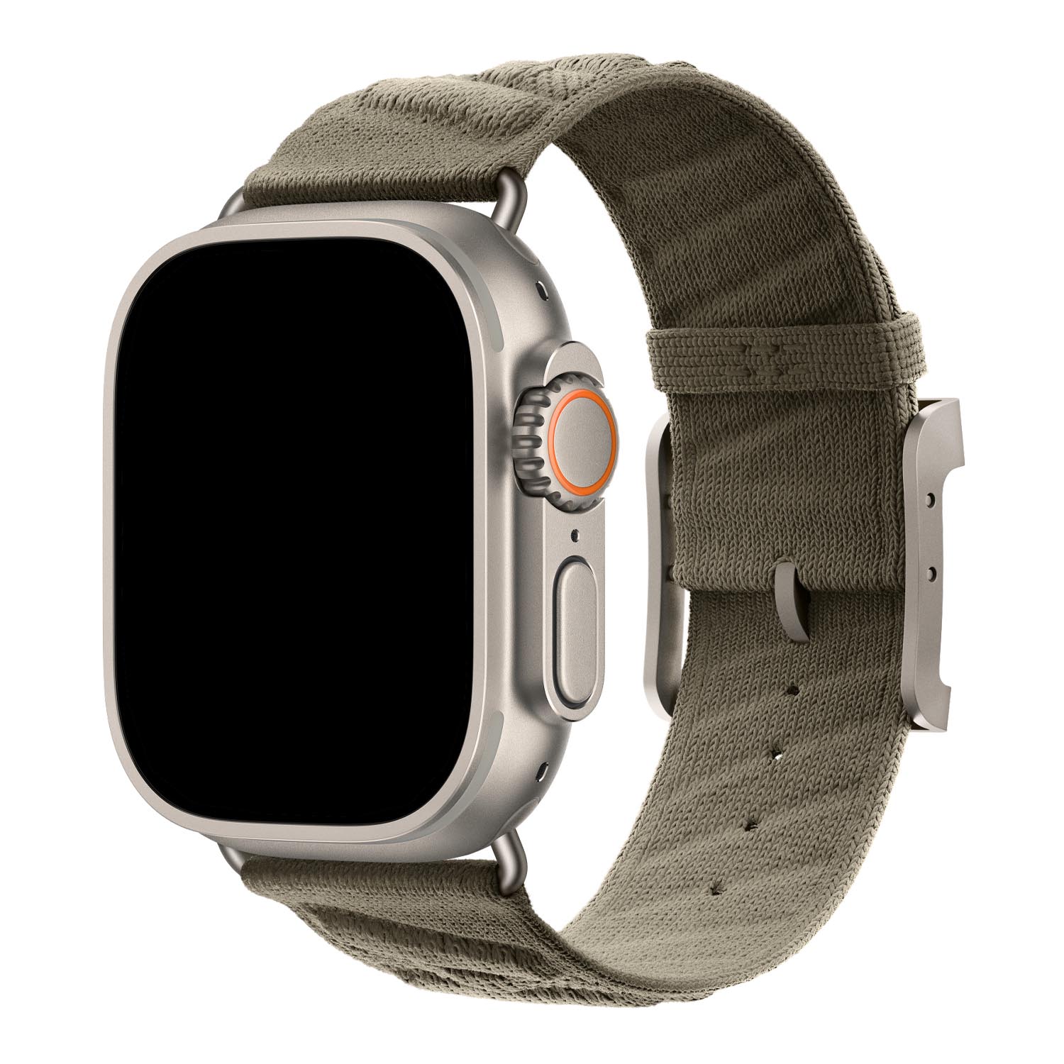 Apple Watch strap Averro - nylon - titanium grey