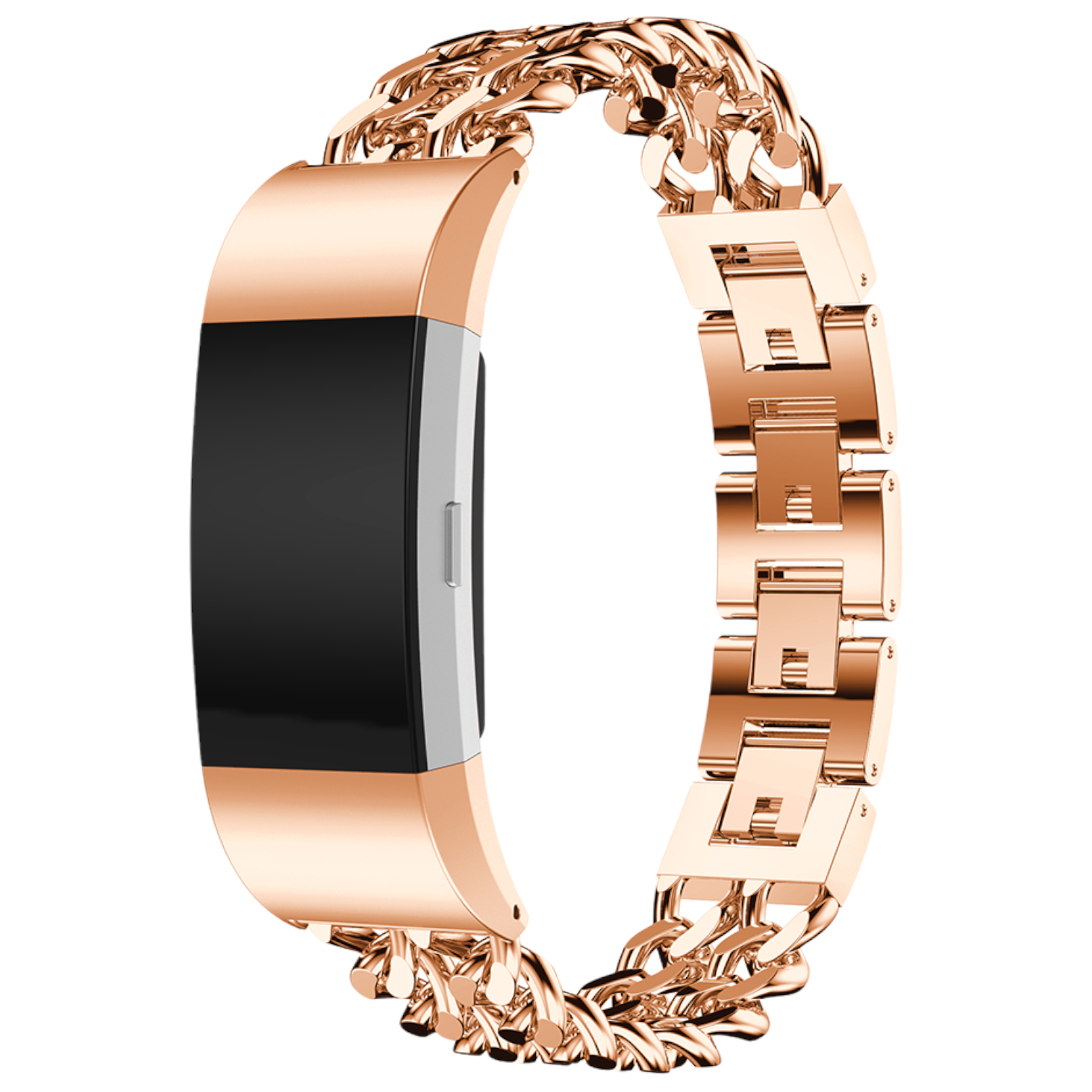 Fitbit Charge 2 Cowboy Steel Link Strap - Rose Gold