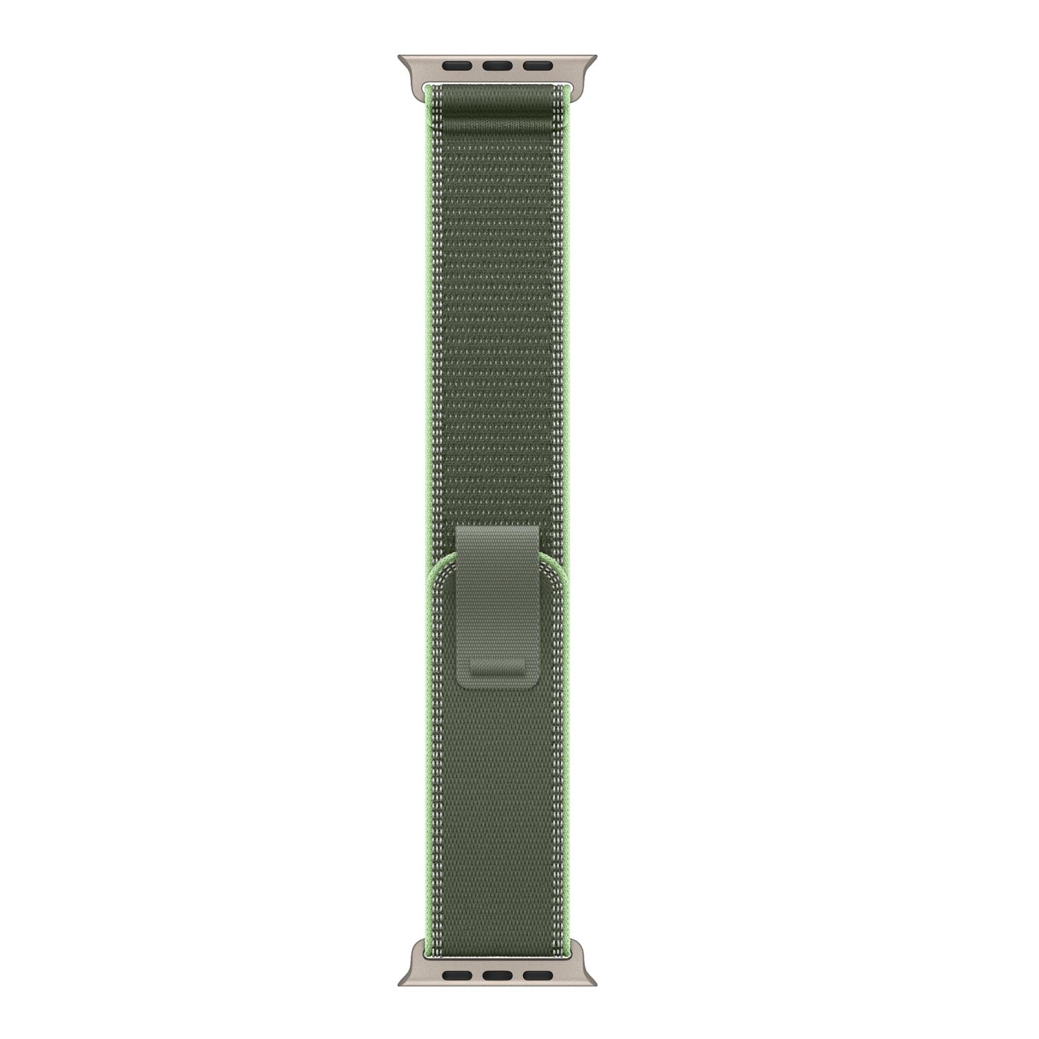 Apple Watch strap Trail - nylon - green neon - silver