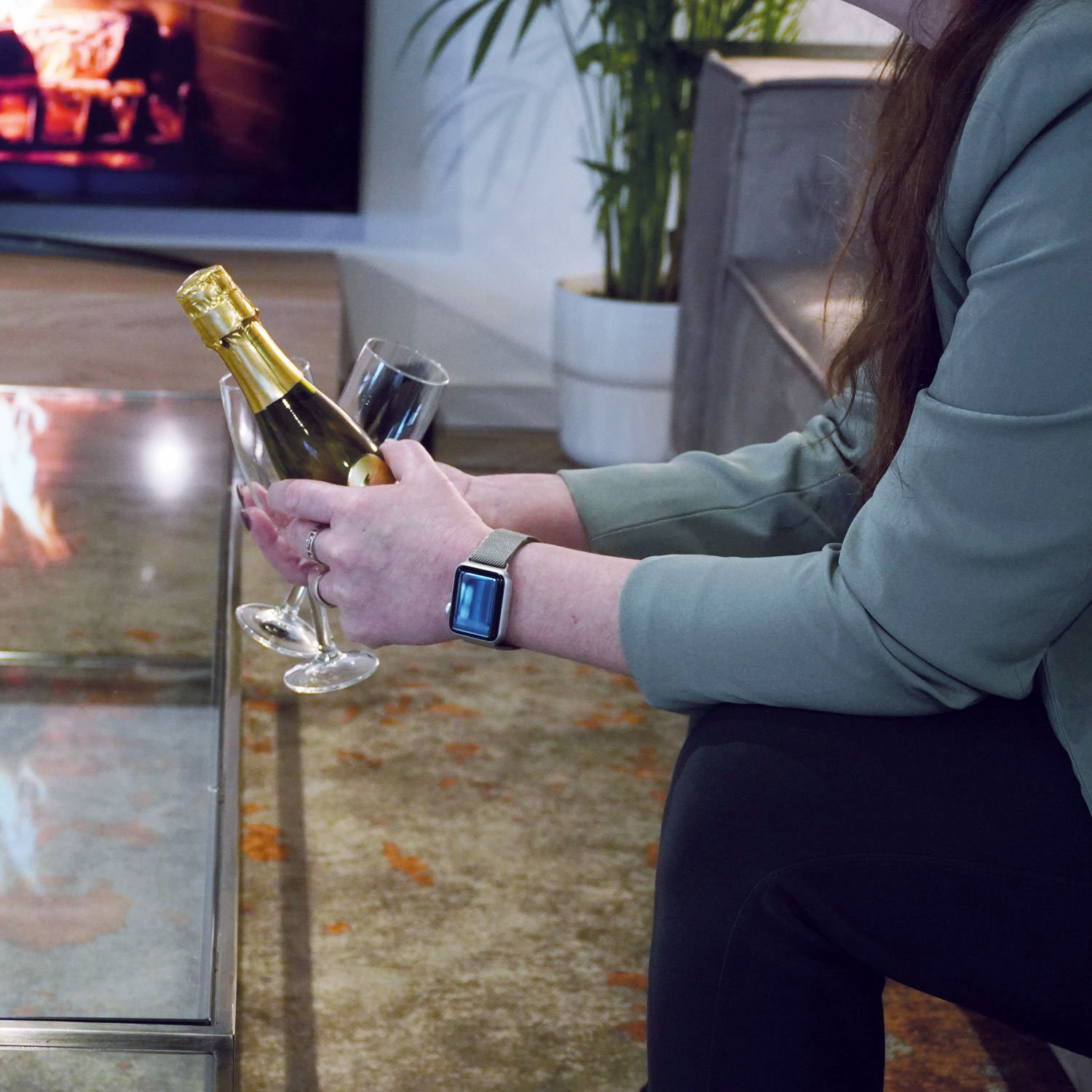 Apple Watch Milanese Strap - Starlight