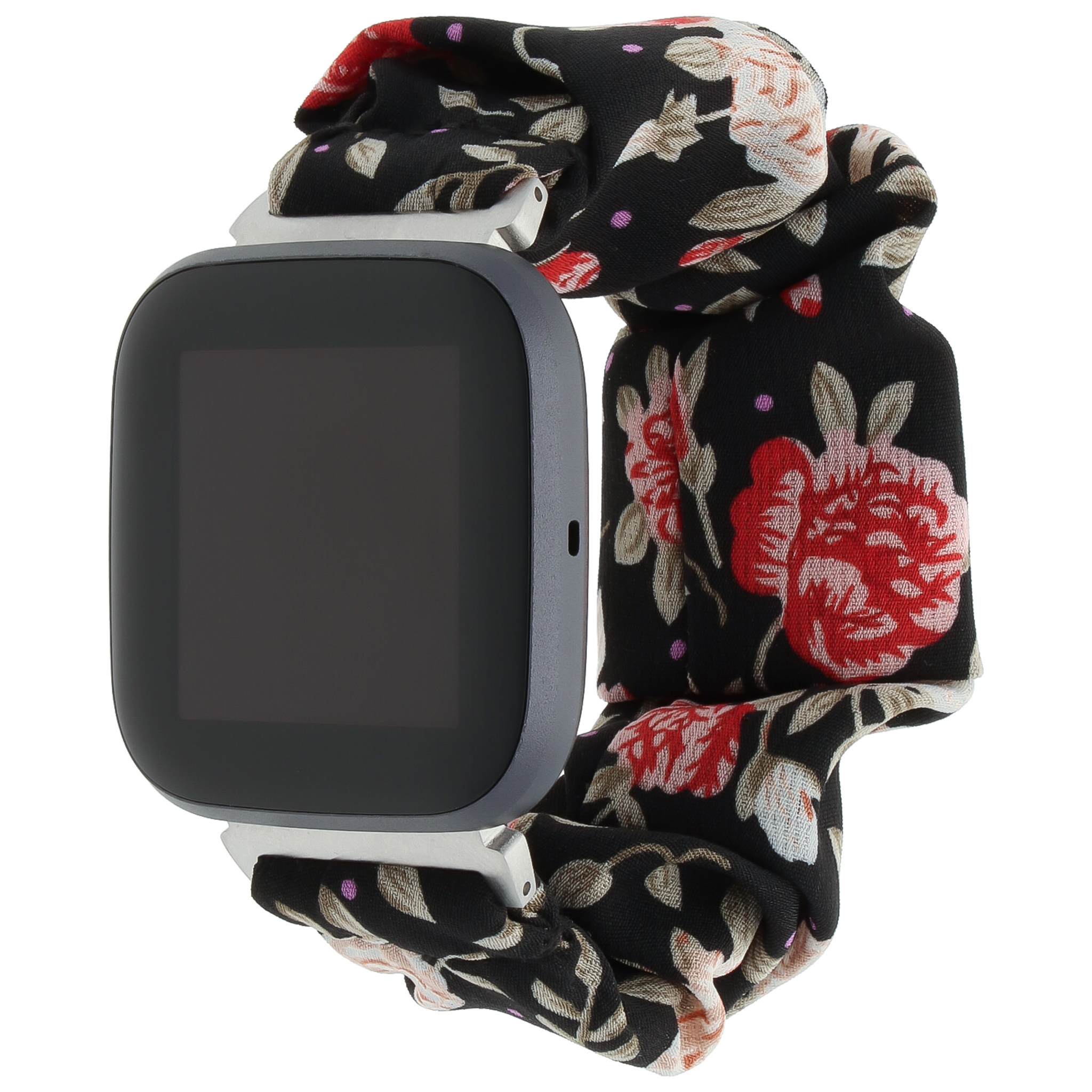 Fitbit Versa Nylon Scrunchie Strap - Rose Mix