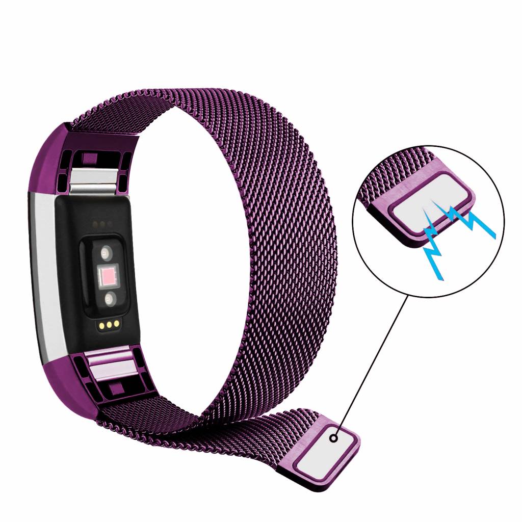 Fitbit Charge 2 Milanese Strap - Purple