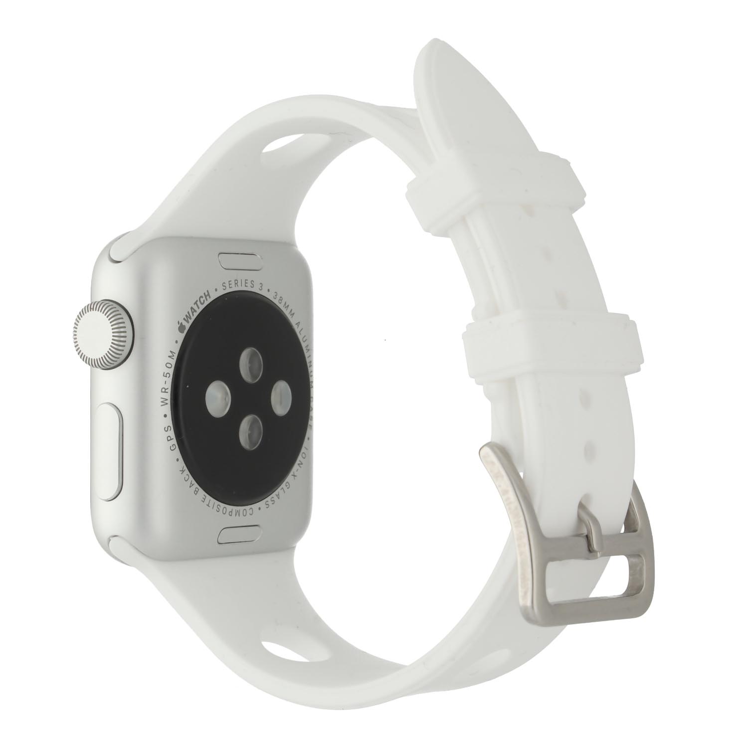 Apple Watch strap Evelor - silicone - white