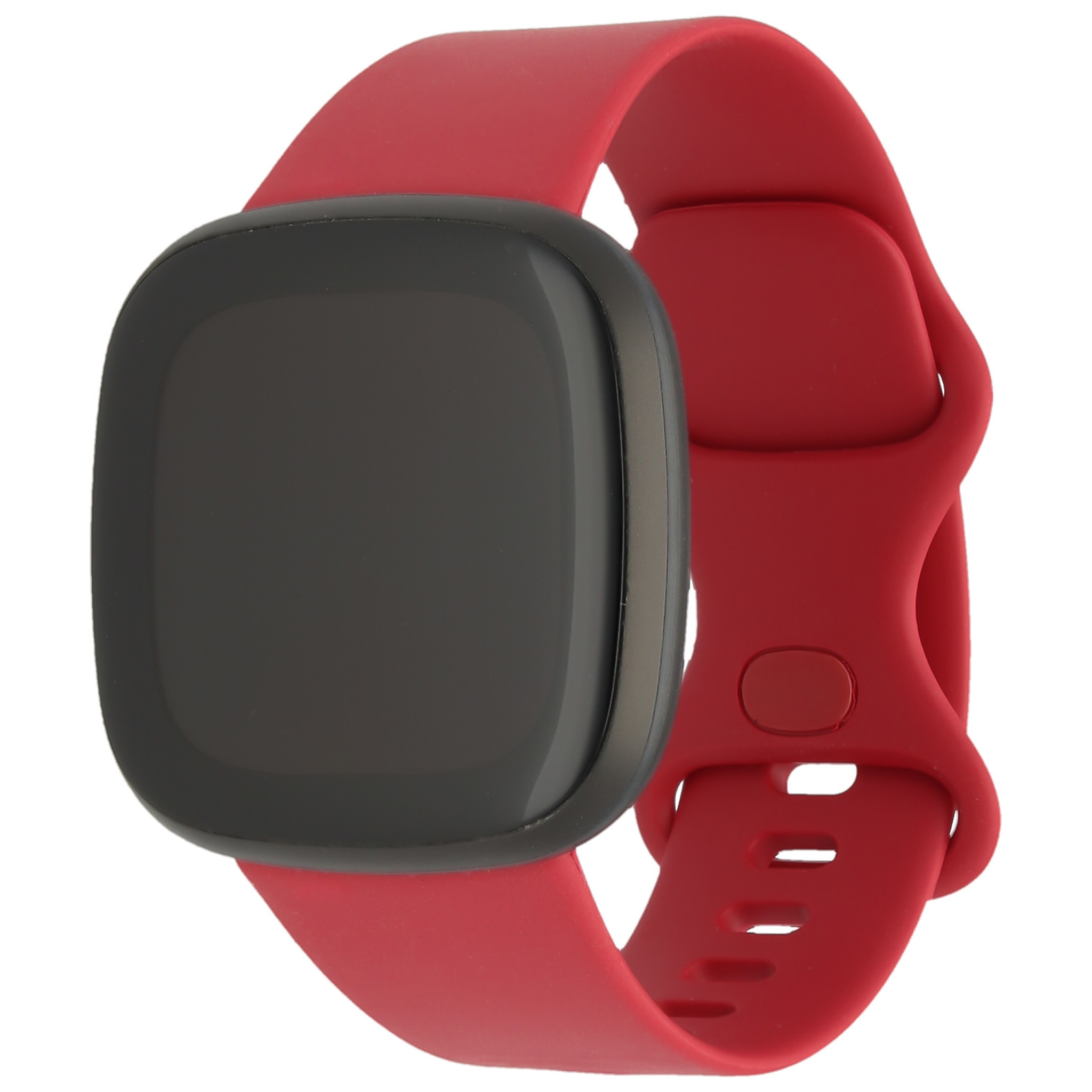 Fitbit Versa 3 / Sense Sport Strap - Dark Red