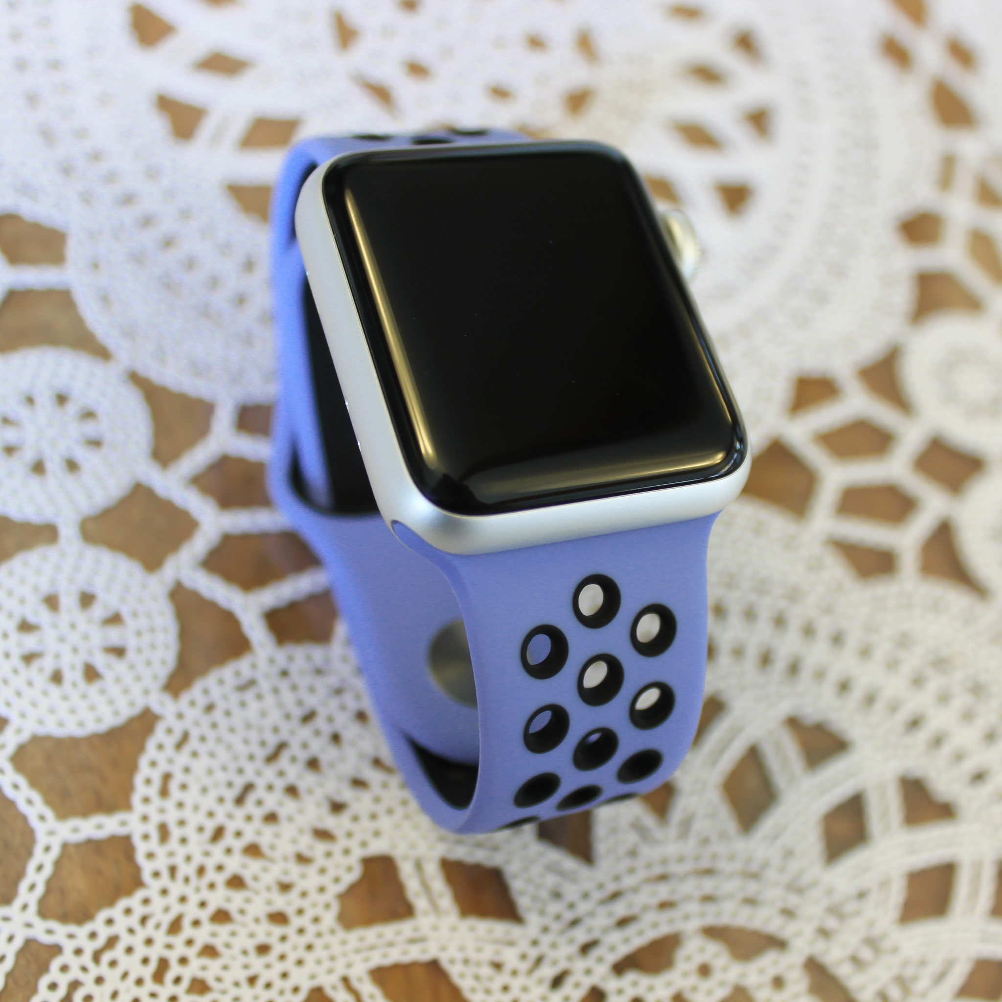 Apple Watch Double Sport Strap - Royal Pulse Black