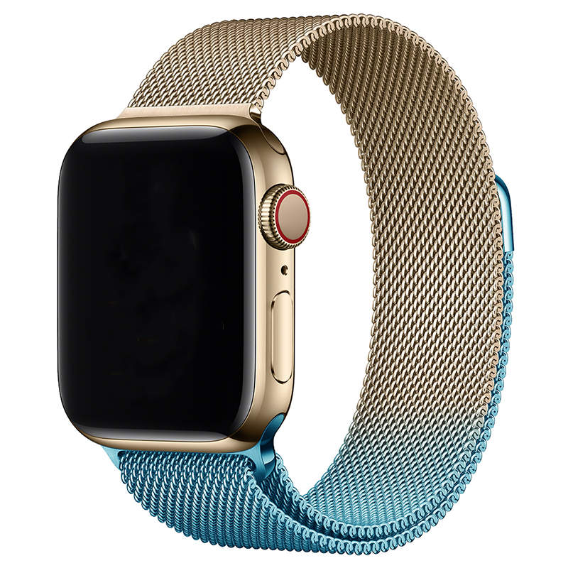 Apple Watch Milanese Strap - Champagne Blue