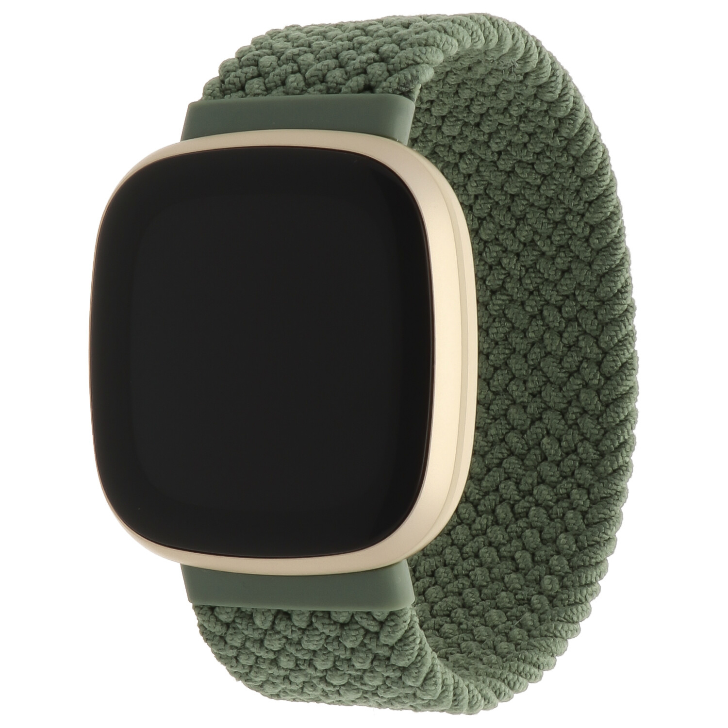 Fitbit Versa 3 / Sense Nylon Braided Solo Strap - Inverness Green