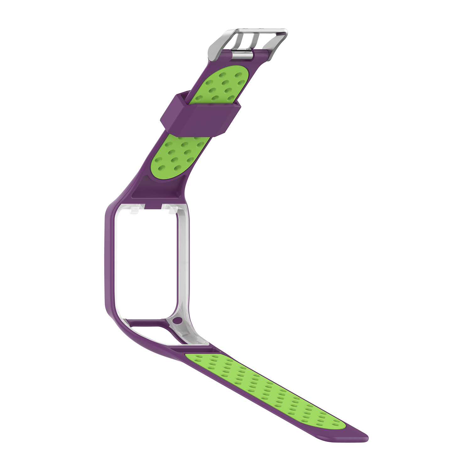 Tomtom Runner / Spark / Adventure Double Sport Strap - Purple Green
