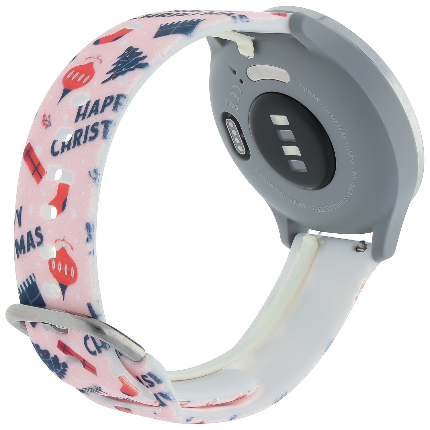 Polar Print Sport Strap - Christmas Pink