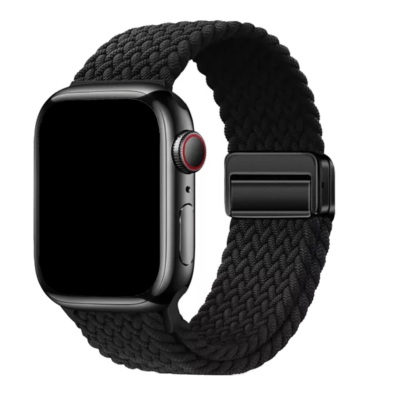 Apple Watch strap Zyra - nylon - black