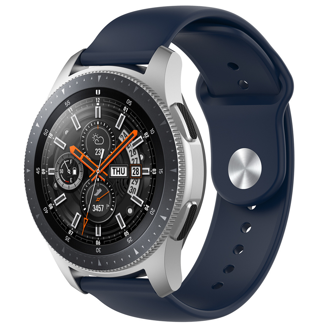 Samsung Galaxy Watch Silicone Sport Strap - Navy Blue