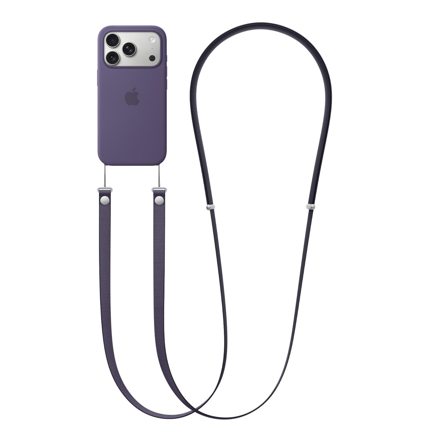 Phone Cord Aeria Crossbody - purple