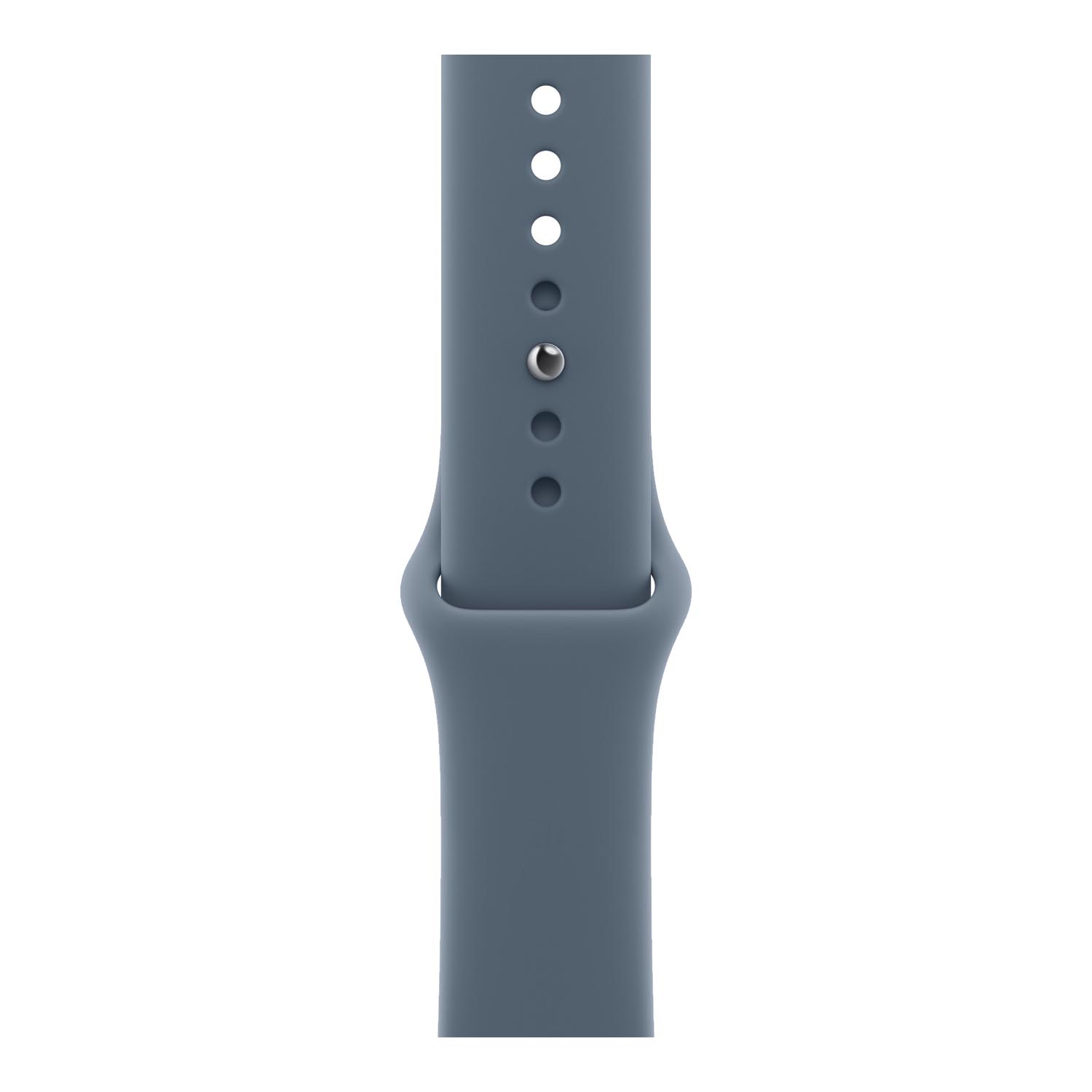 Apple Watch strap - silicone - anchor blue