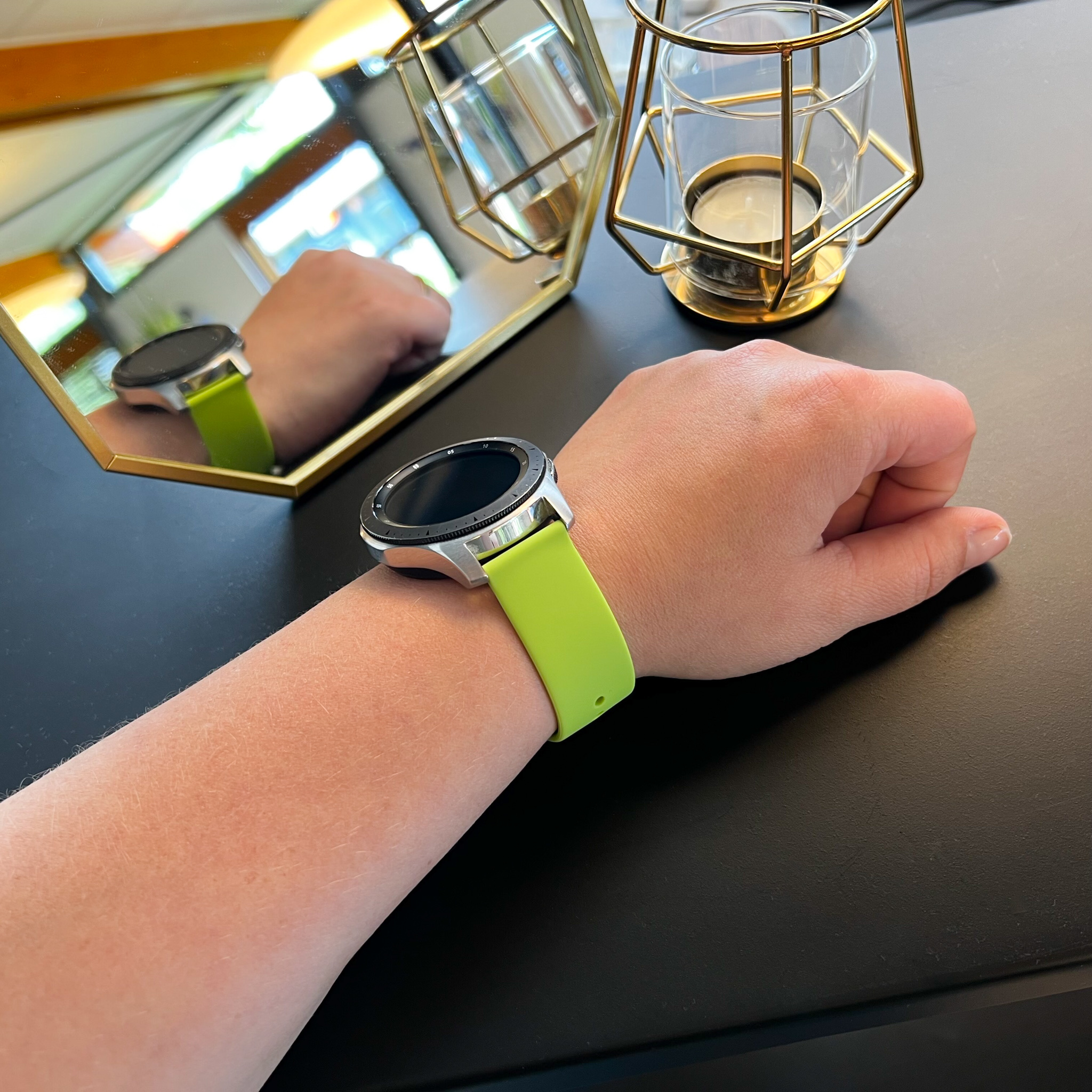 Samsung Galaxy Watch Silicone Sport Strap - Lime