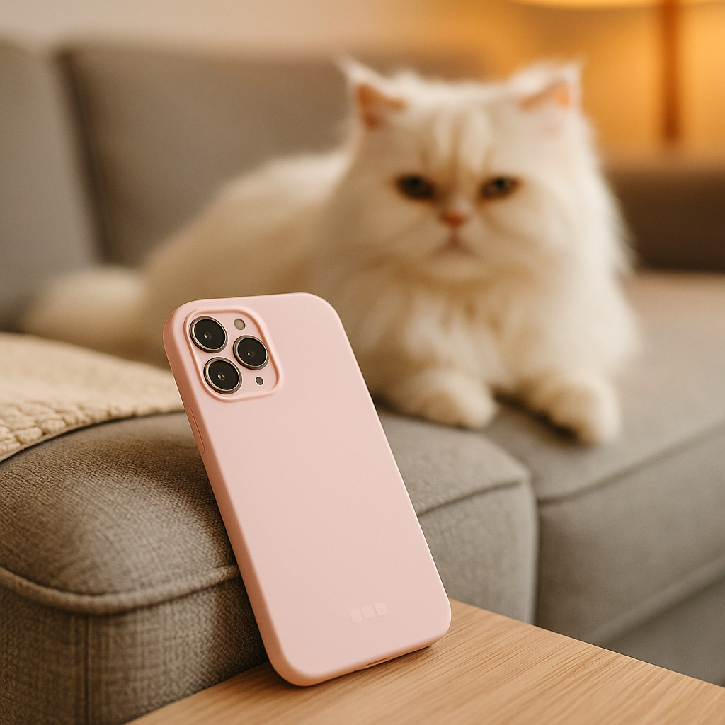 iPhone 14 case Coloree - silicone - pink